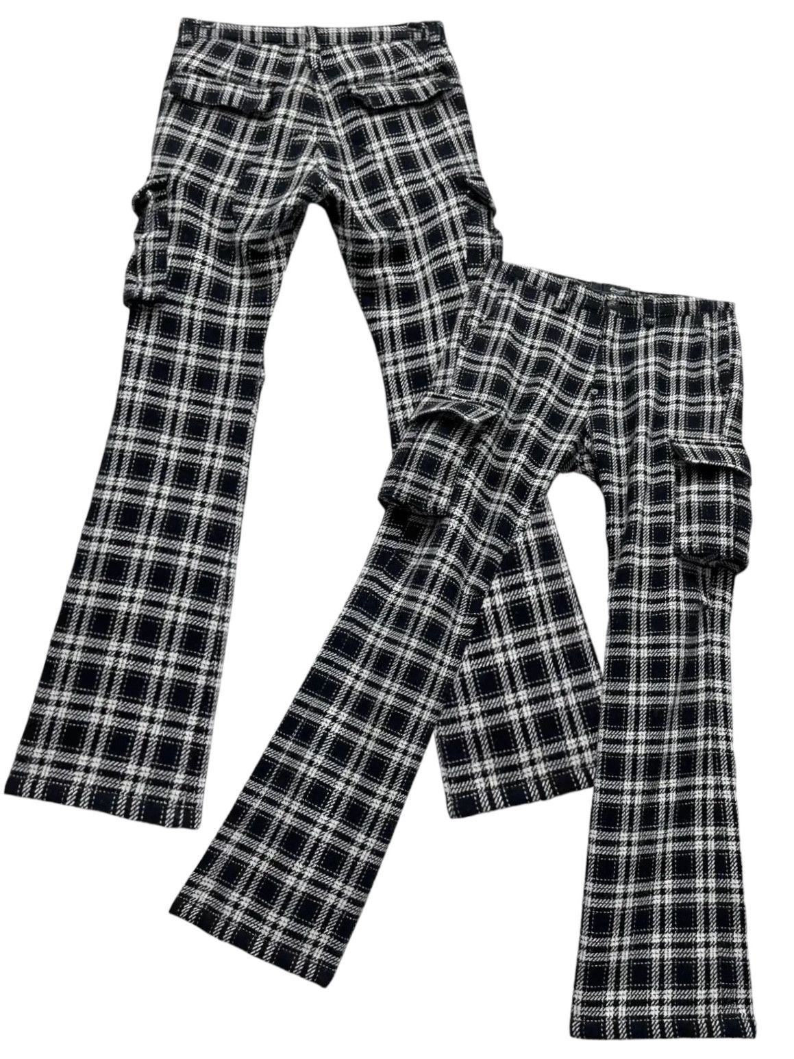 Japanese Brand BLUTENBLATT Punk Gothic Flare Angola Twill Weave Wool Cargo Size US 29 - 1 Thumbnail