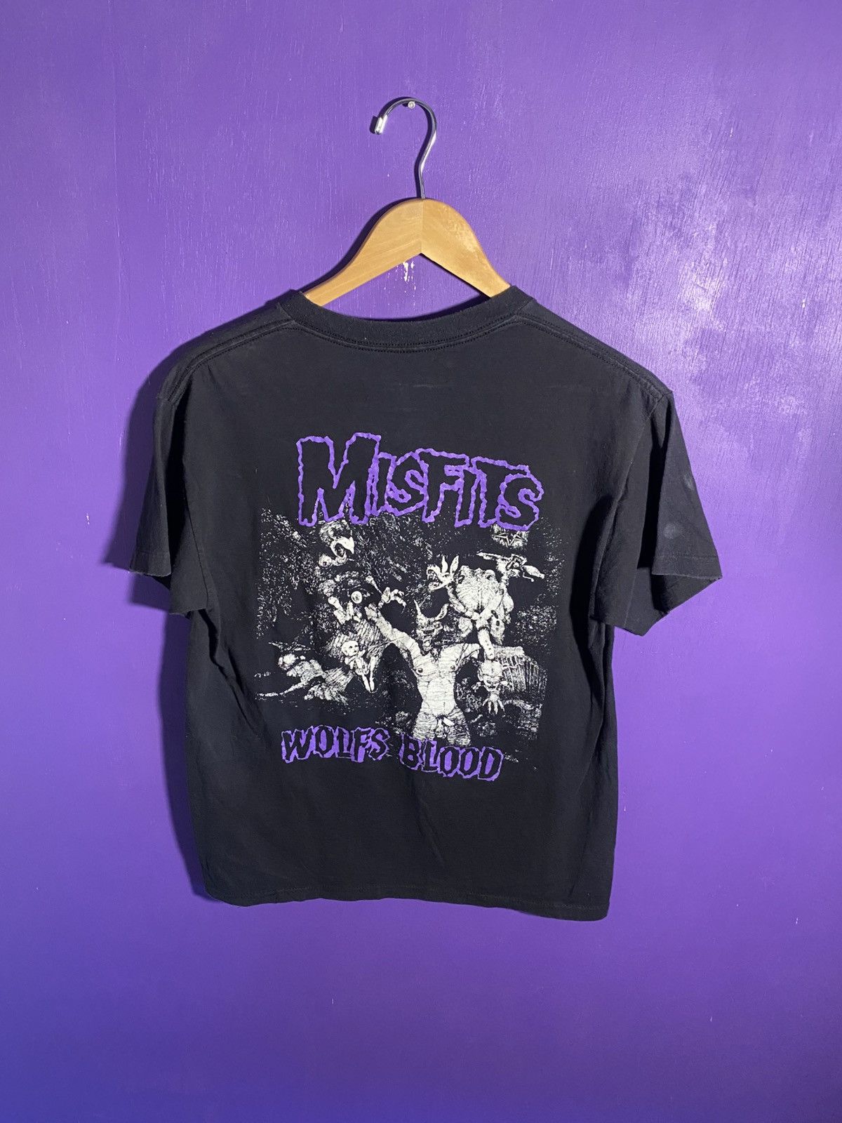 Vintage Vintage 1990 Misfits die die my darling tour wolfs blood tee Size US M / EU 48-50 / 2 - 2 Thumbnail