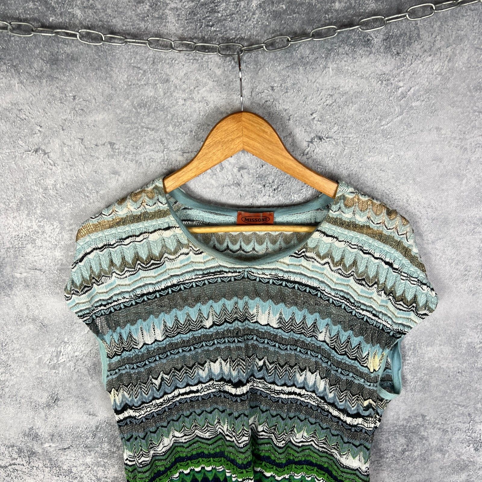 Missoni Missoni Vest Sweater Women's Size M Multicolor Sleeveless ` Size M / US 6-8 / IT 42-44 - 2 Thumbnail