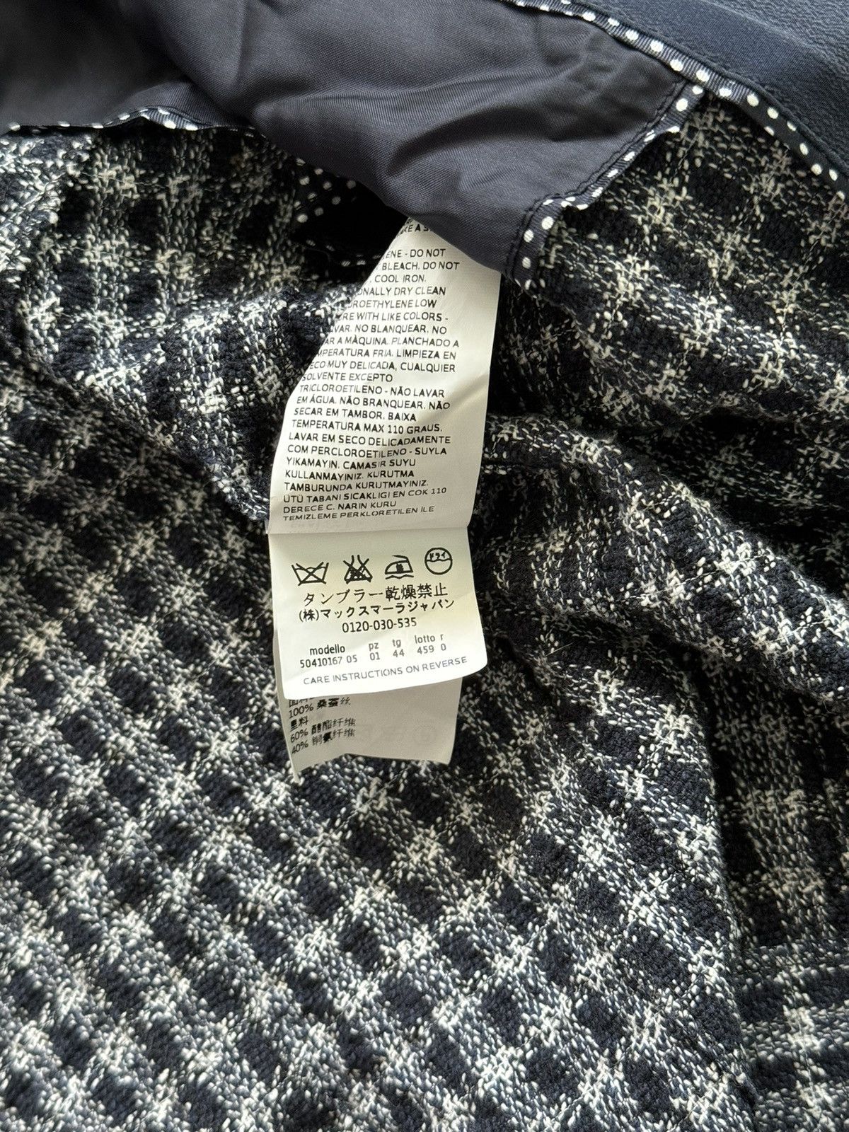 Designer × Max Mara × Weekend Max Mara Max Mara Weekend tweed blazer jacket Size L / US 10 / IT 46 - 6 Thumbnail