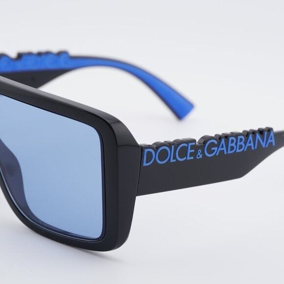 Dolce & Gabbana Dolce & Gabbana DG6204 501/80 Sunglasses Shiny Black Shield Size ONE SIZE - 7 Thumbnail