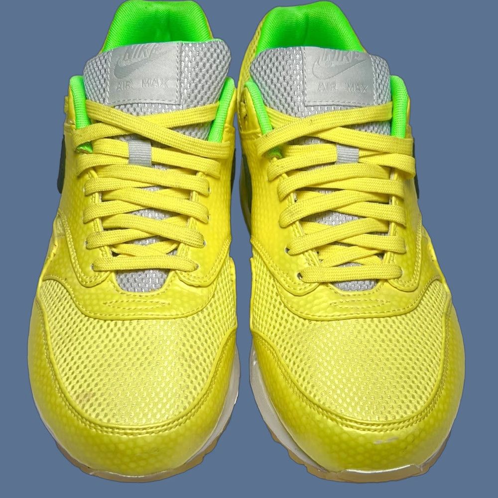 Nike Nike Air Max 1 FB Premium Qs Mercurial Pack VNDS Vibrant Yellow US 10 Nike Air Max 1 Mens Sneakers 2013 Yellow Extra Words Size ONE SIZE - 1 Thumbnail