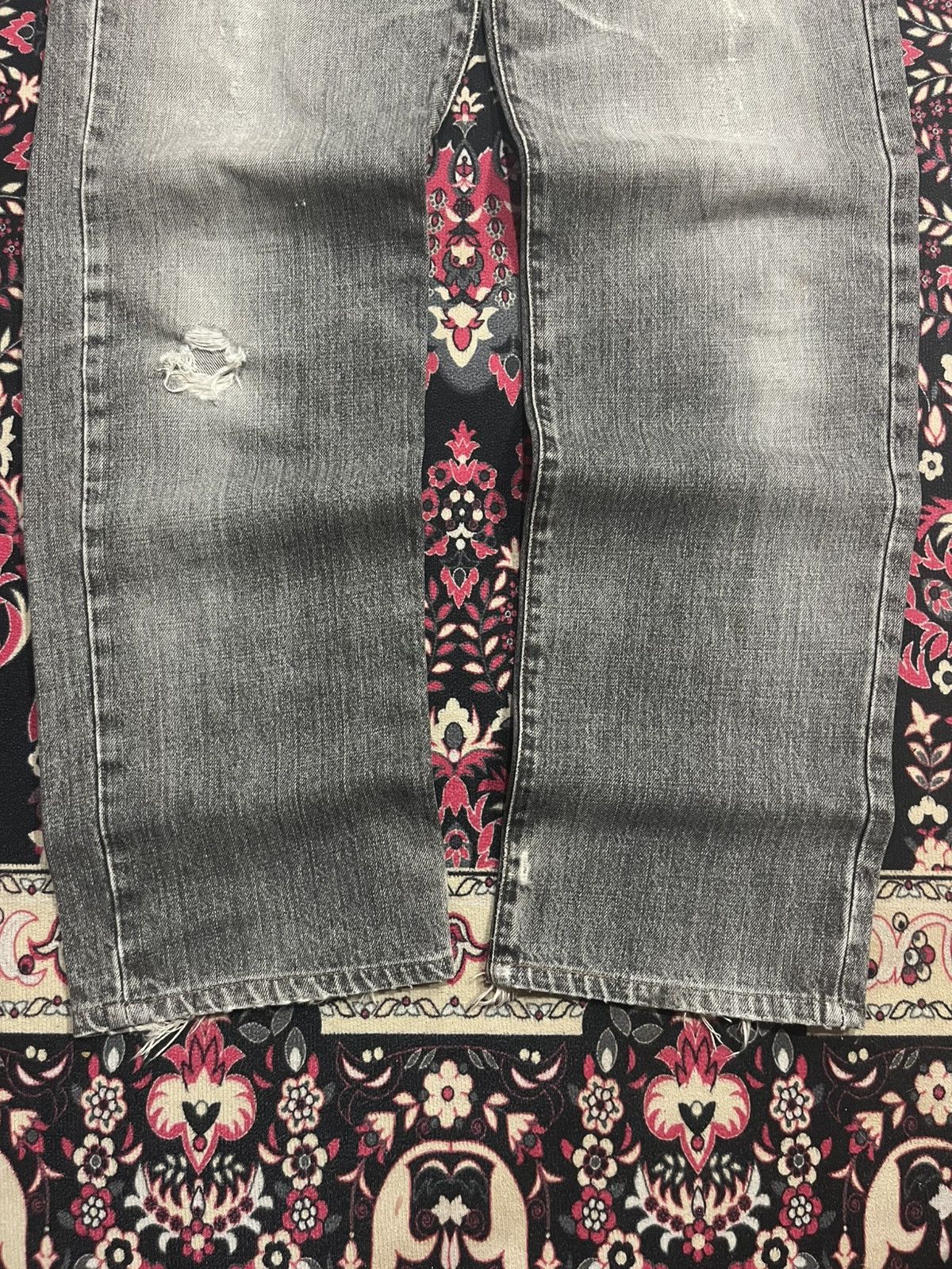 Other ⚡️Distressed⚡️Vintage Bobson Chessking Black Faded Washed Jean Size US 34 / EU 50 - 10 Thumbnail