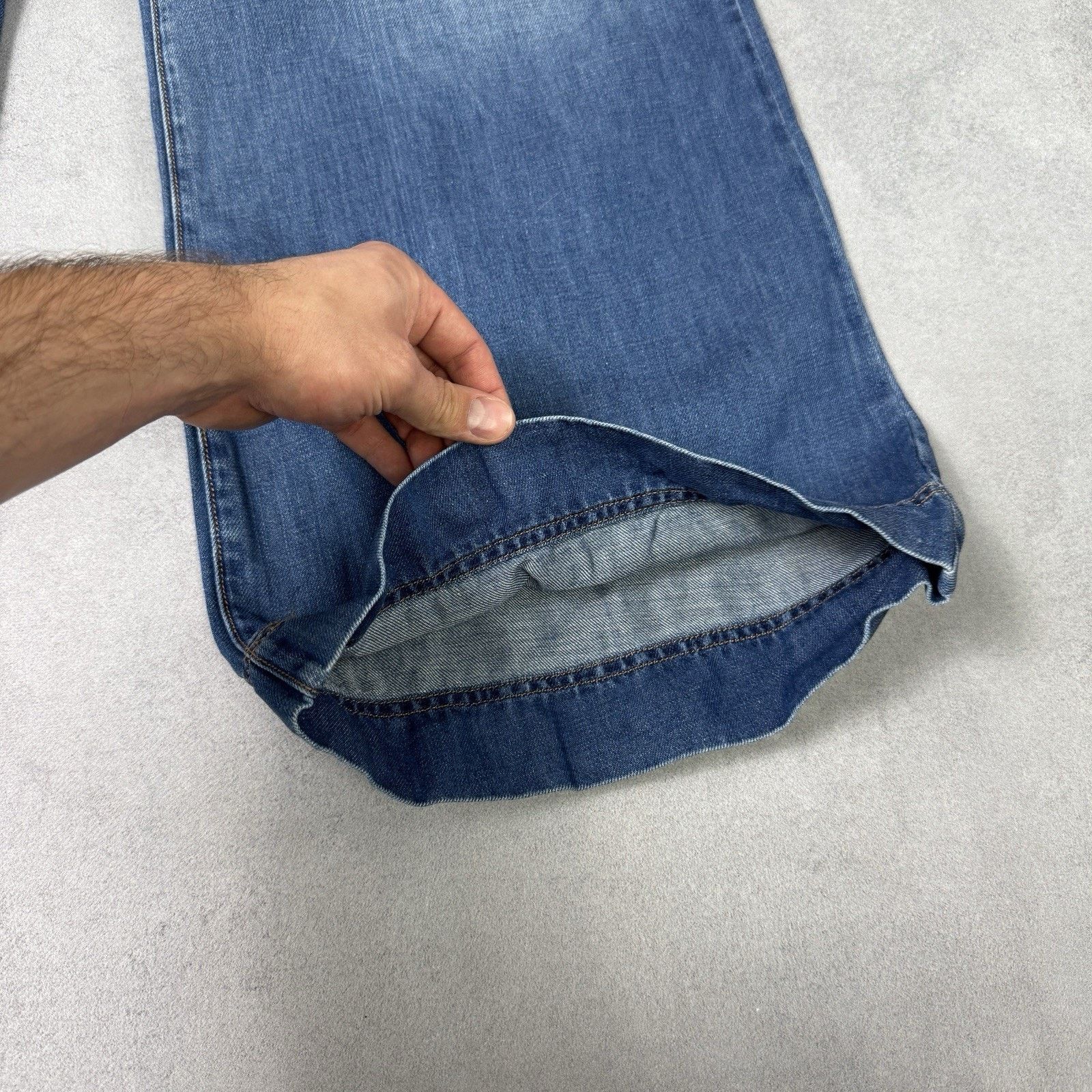 Weekend Max Mara Weekend Max Mara Flared Jeans mit 5-Pocket Size US 10 Blue Size 32" / US 10 / IT 46 - 10 Thumbnail