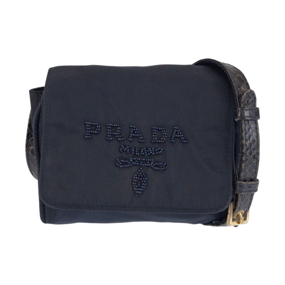 Prada Prada Prada Tessuto Nylon Python 2way Waist Bag Textile Belt Bag DUTY FREE for USA Size ONE SIZE - 1 Thumbnail