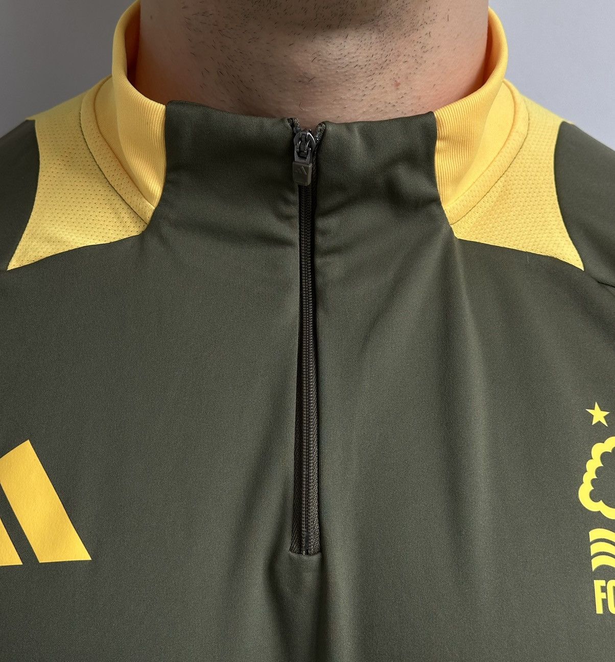 Adidas Adidas Nottingham Forest Training Top Green 1/4 Zip Men's Size US XXL / EU 58 / 5 - 4 Thumbnail