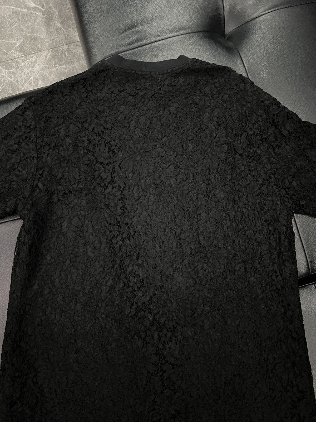 Givenchy Givenchy by Riccardo Tisci FW16 Lace Panel Sheer T-Shirt Size US S / EU 44-46 / 1 - 5 Thumbnail