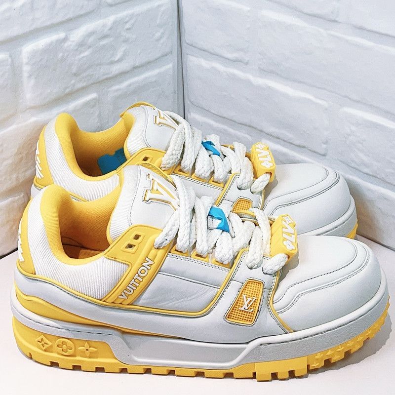 Louis Vuitton Louis Vuitton Trainer Maxi Low Top Sneakers -2508 Size US 8.5 / EU 41-42 - 6 Thumbnail