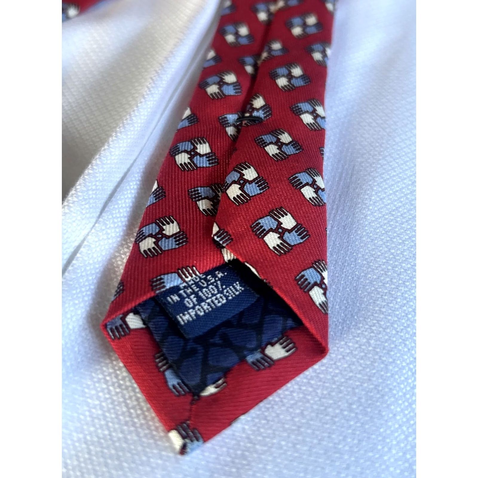 Vineyard Vines Vineyard Vines Tie Men Silk Multicolor Made In USA Size ONE SIZE - 5 Thumbnail