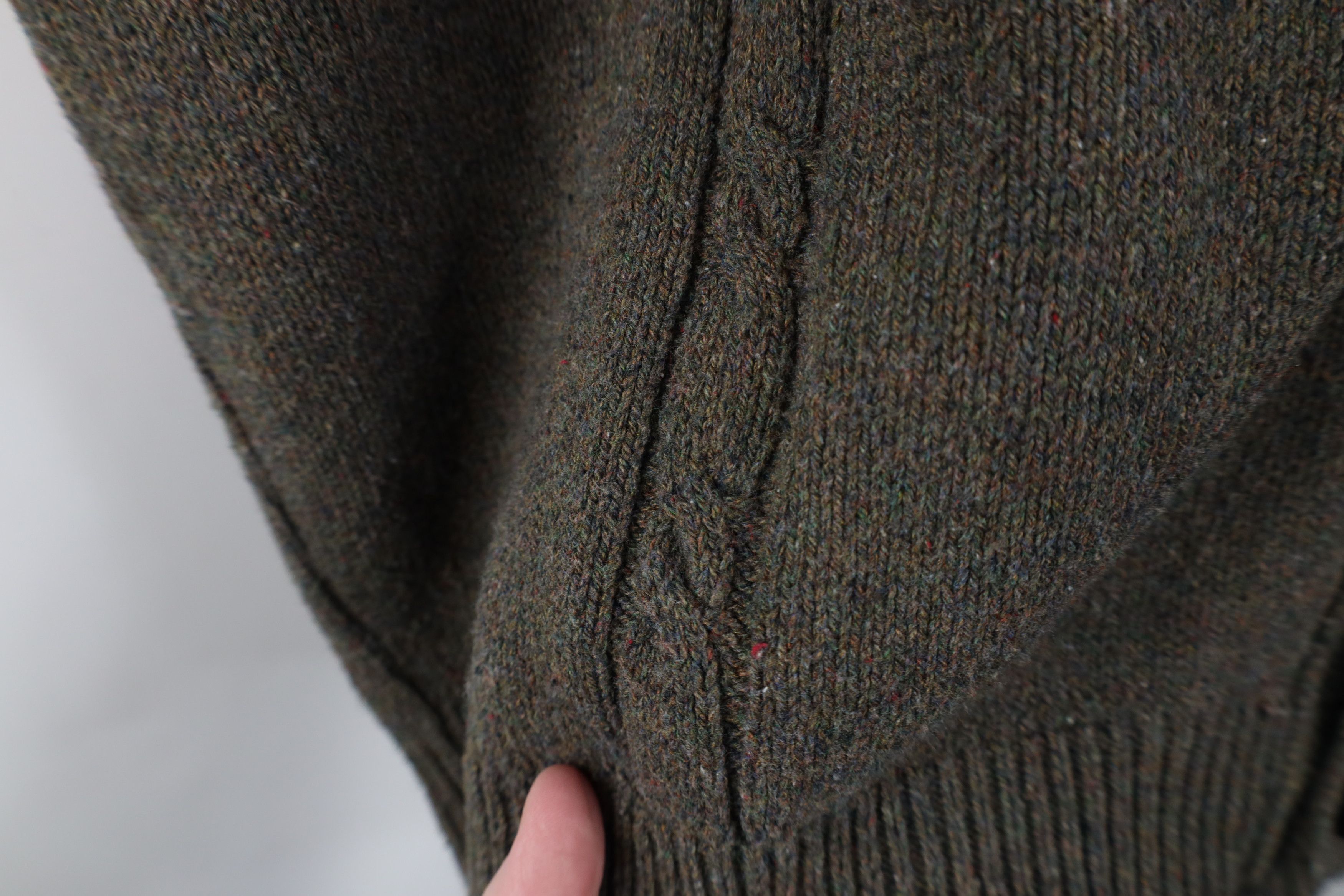 Vintage Vintage 90s Streetwear Cable Knit Cardigan Sweater Vest Size US XL / EU 56 / 4 - 6 Thumbnail