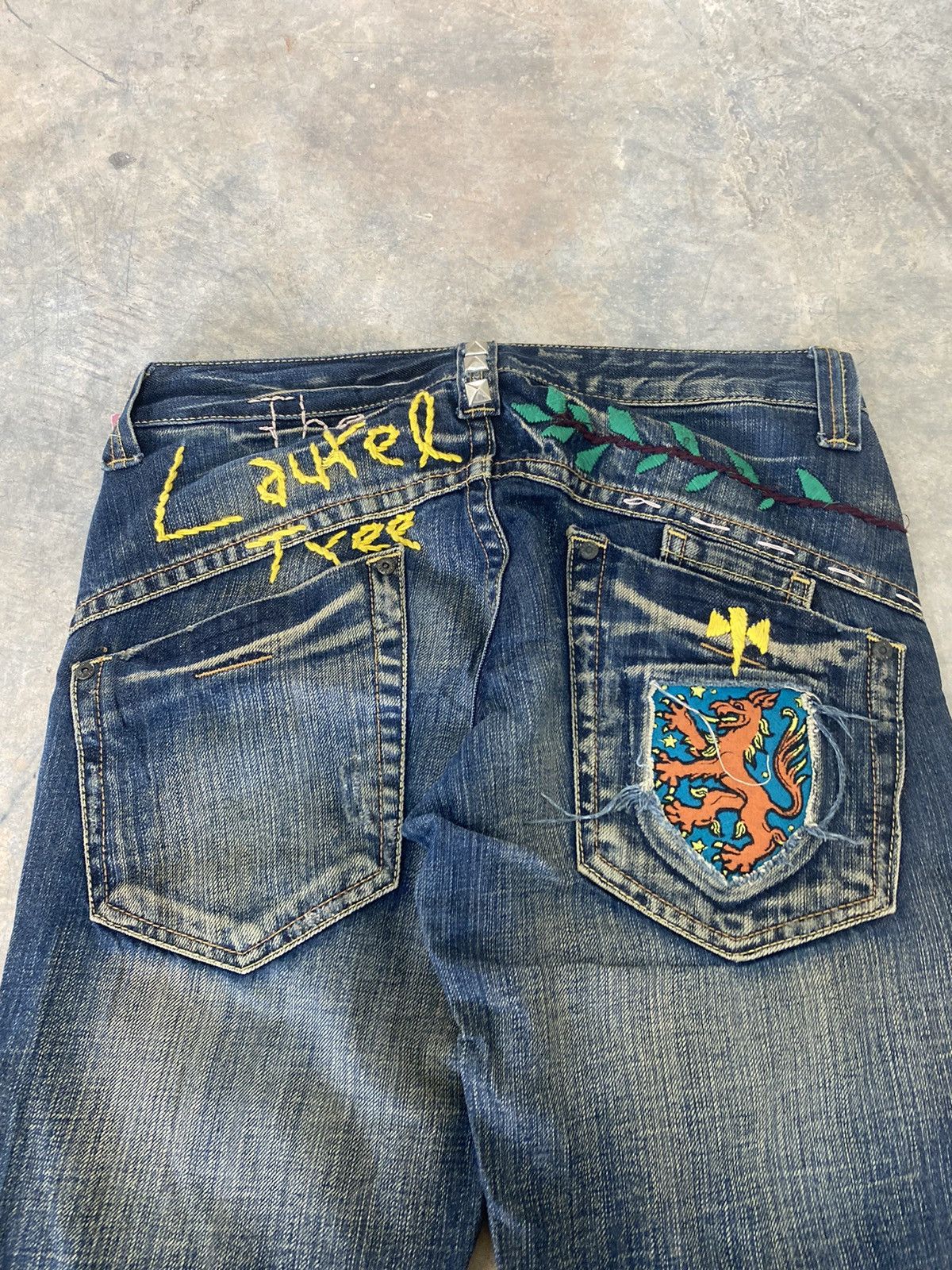Hysteric Glamour Flare ☠️ Drive Jeans Mud Wash Punk Grunge Lgb Size US 30 / EU 46 - 11 Thumbnail
