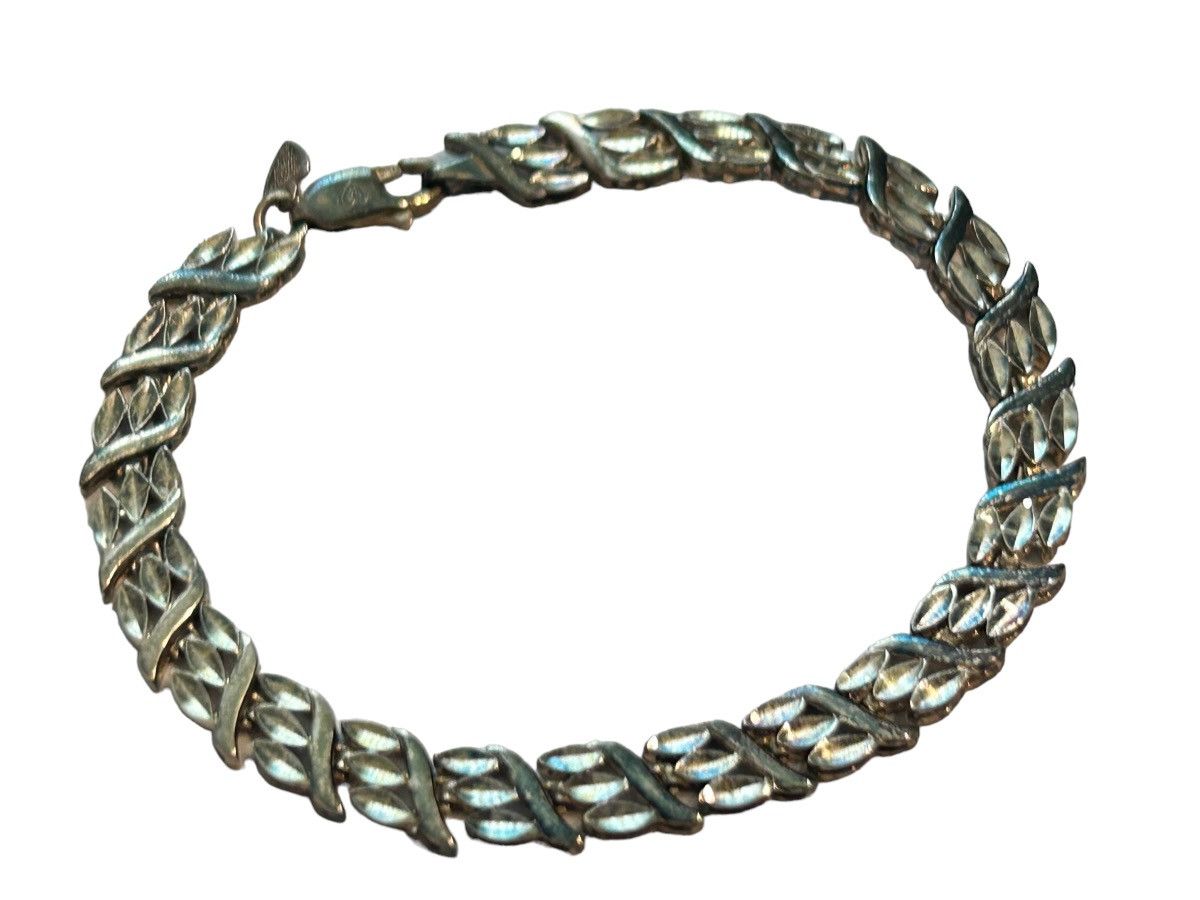 Other Beverly Hills Silver Sterling 7” Link Bracelet with Box Size ONE SIZE - 1 Thumbnail