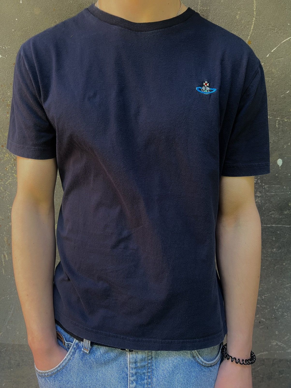 Vivienne Westwood Vivienne Westwood T-Shirt Blue Logo Luxury Size US M / EU 48-50 / 2 - 1 Thumbnail