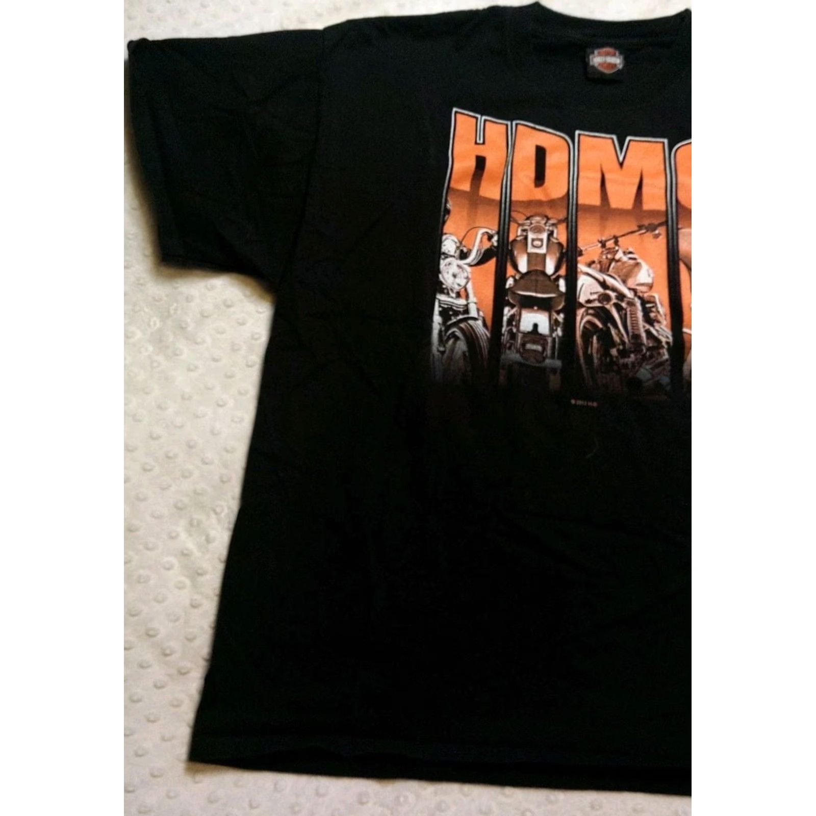 Harley Davidson Harley-Davidson T-Shirt Men's XL Black Graphic Print Vintage 2000s 2 Side HDMC Iowa Shirts Size US XL / EU 56 / 4 - 3 Thumbnail