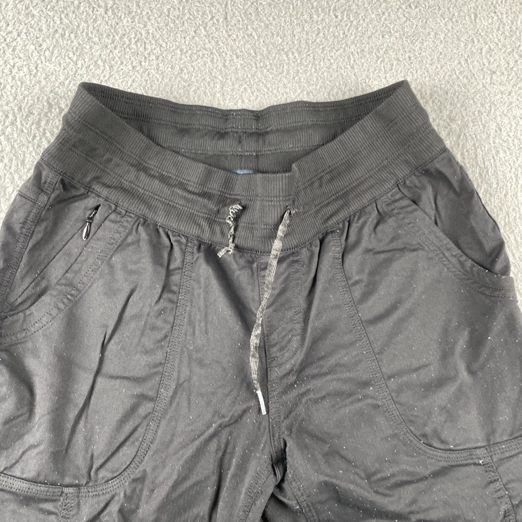 The North Face VINTAGE The North Face Outdoor Women’s S Athletic Capri Pants Black Packable Quick Dry Size 28" / US 6 / IT 42 - 2 Thumbnail