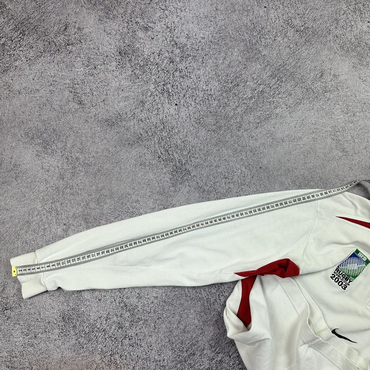Nike England Rugby World Cup 2003 Nike Home Shirt Long Sleeve Size US L / EU 52-54 / 3 - 9 Thumbnail