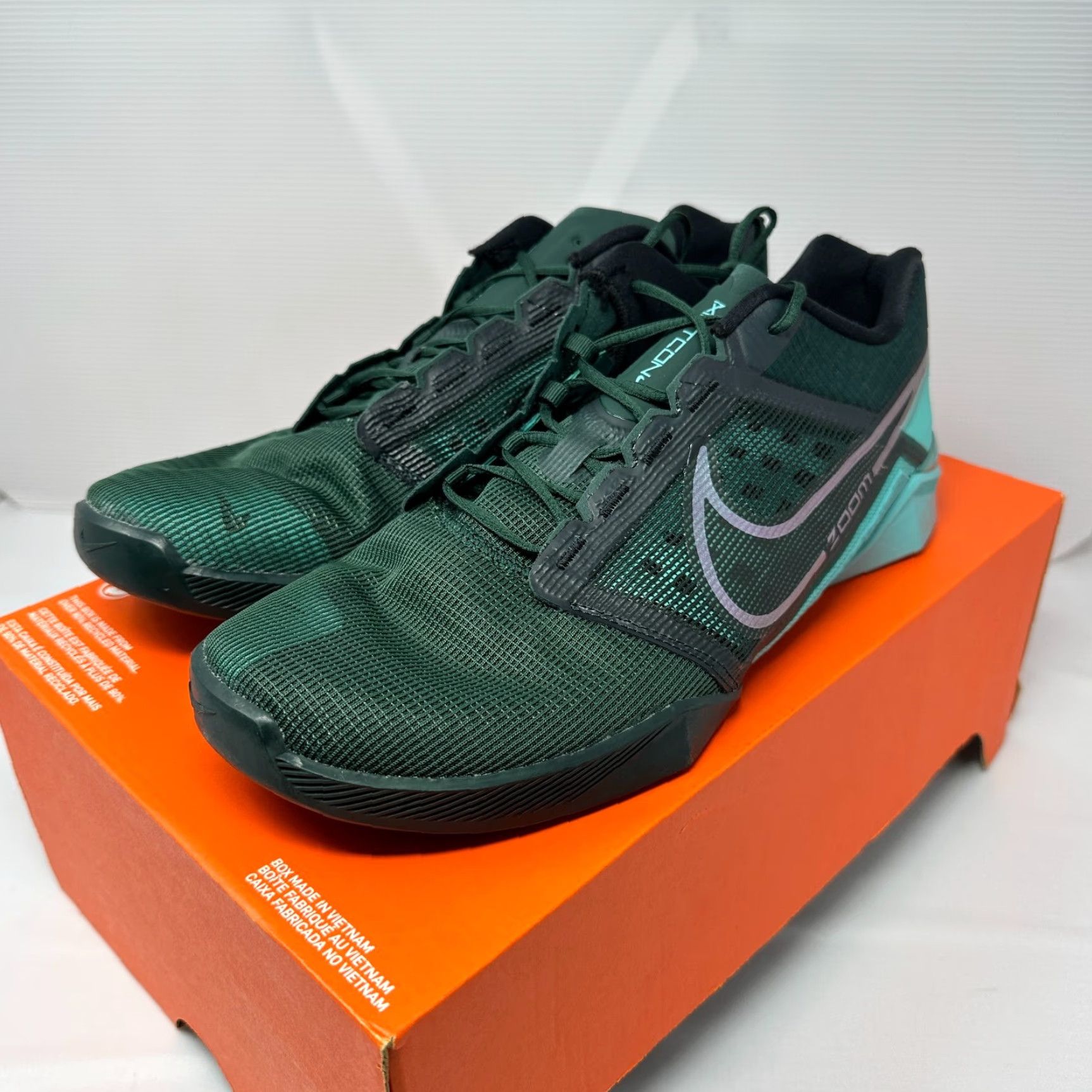 Nike Nike Metcon Turbo 2 Sneaker Men US 14 Green DH3392-393 - Athletic Shoe Size 14 Green Nike Metcon Turbo 2 Mens Sneakers Size US 13 / EU 46 - 2 Thumbnail