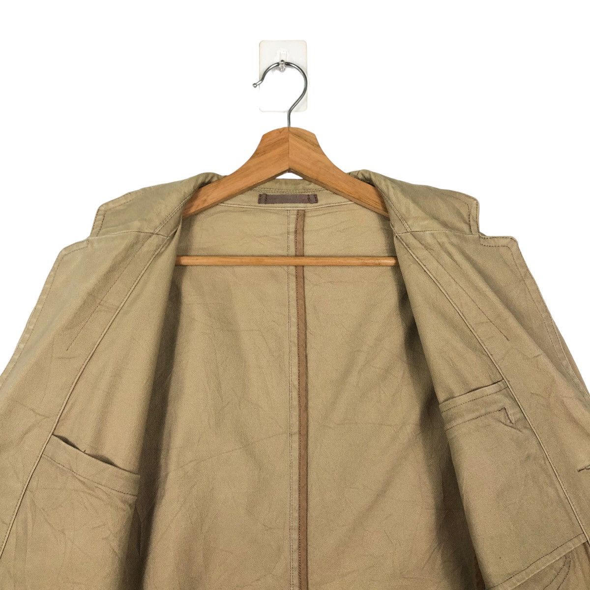 Japanese Brand 🔥CHORE WORK JACKET CROCODILE ISSEY MIYAKE DESIGN Size US L / EU 52-54 / 3 - 11 Thumbnail