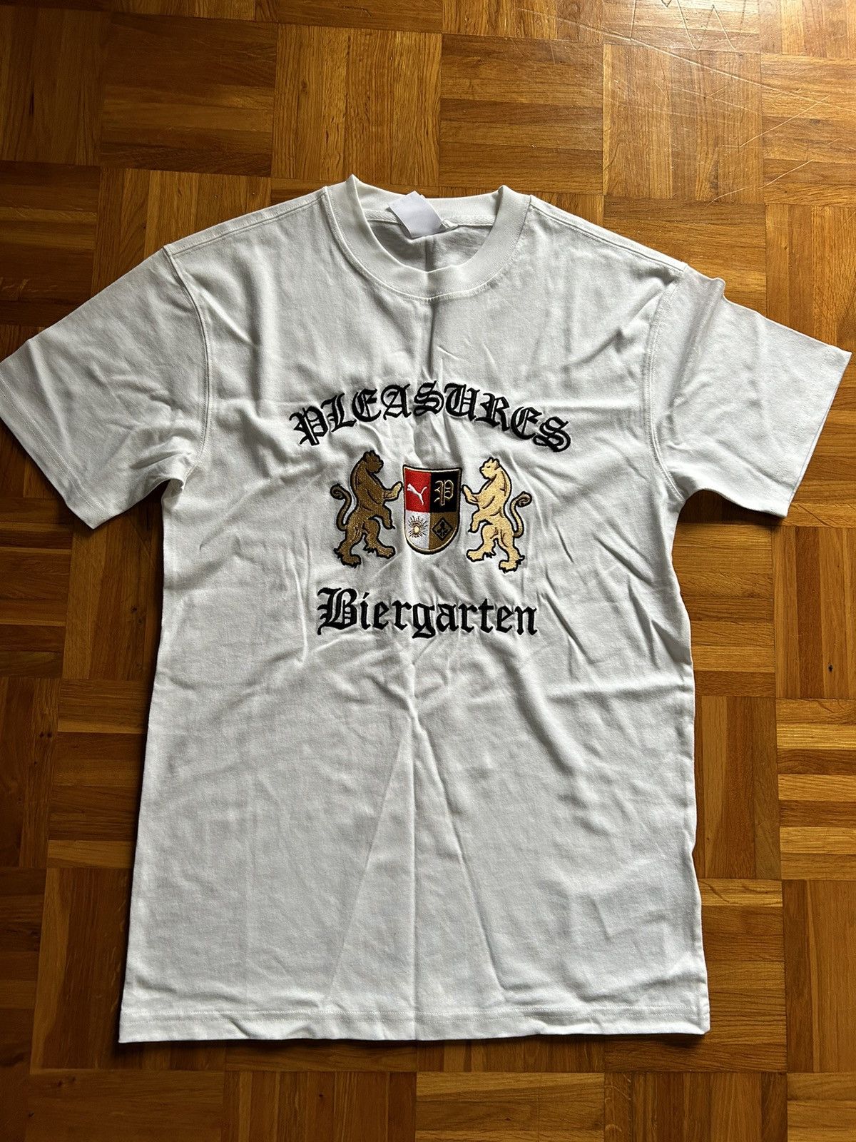 Puma Puma x Pleasures Biergarten T-Shirt Size US S / EU 44-46 / 1 - 1 Thumbnail