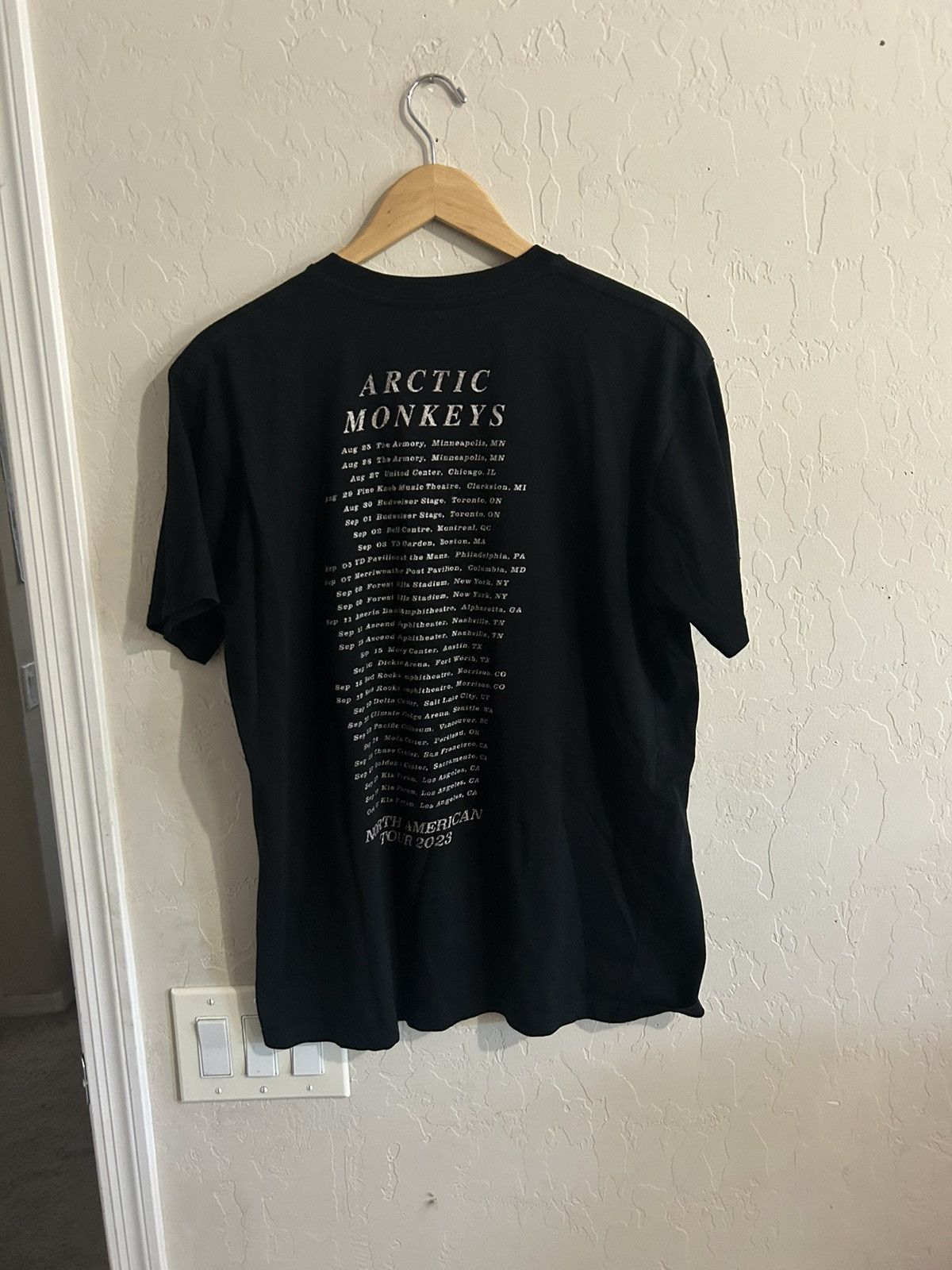 Band Tees Artic Monkeys 2023 North American Tour Tee Size US L / EU 52-54 / 3 - 3 Thumbnail