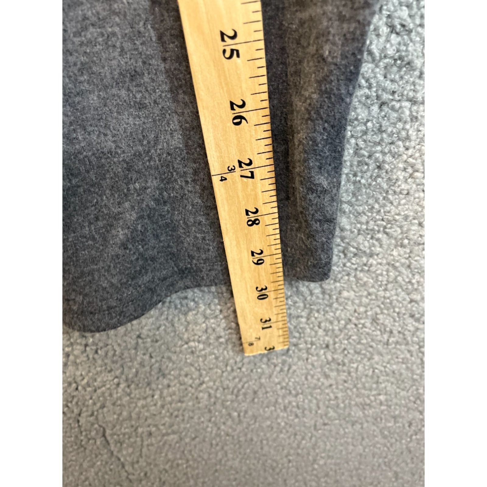 Vintage Women Solid Gray Pullover 3/4 Sleeves XL Sweater Casual Round Neck Polyester Classic Regular Fall Spring Women Pullover Size XL / US 12-14 / IT 48-50 - 4 Thumbnail
