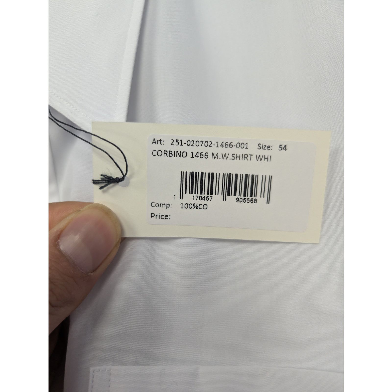 Dries Van Noten o1rshd1 Slim Fit Cotton Suit Shirt in White Size US L / EU 52-54 / 3 - 20 Thumbnail