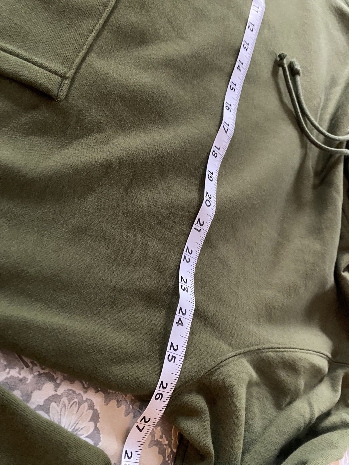 Supreme Olive hoodie XL Size US XL / EU 56 / 4 - 8 Thumbnail