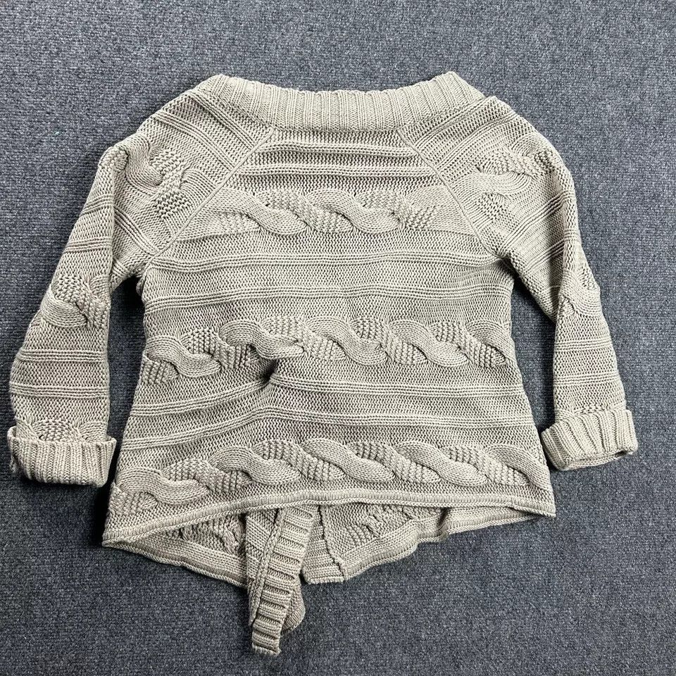 White + Warren White + Warren Cardigan Womens Small Knit Sweater Cotton Size S / US 4 / IT 40 - 4 Thumbnail