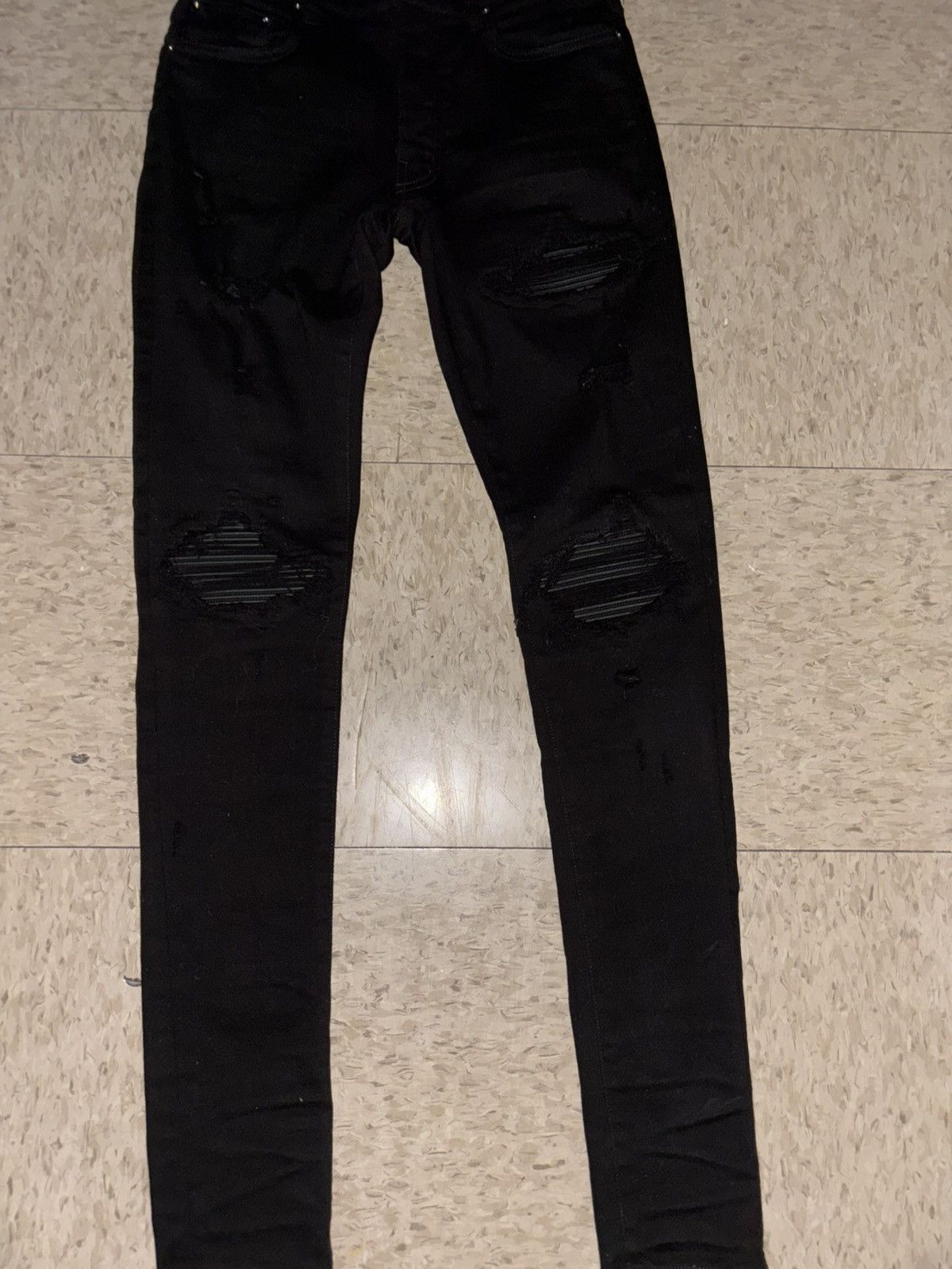 Amiri Amiri jeans mx1 black patch Size US 29 - 1 Thumbnail