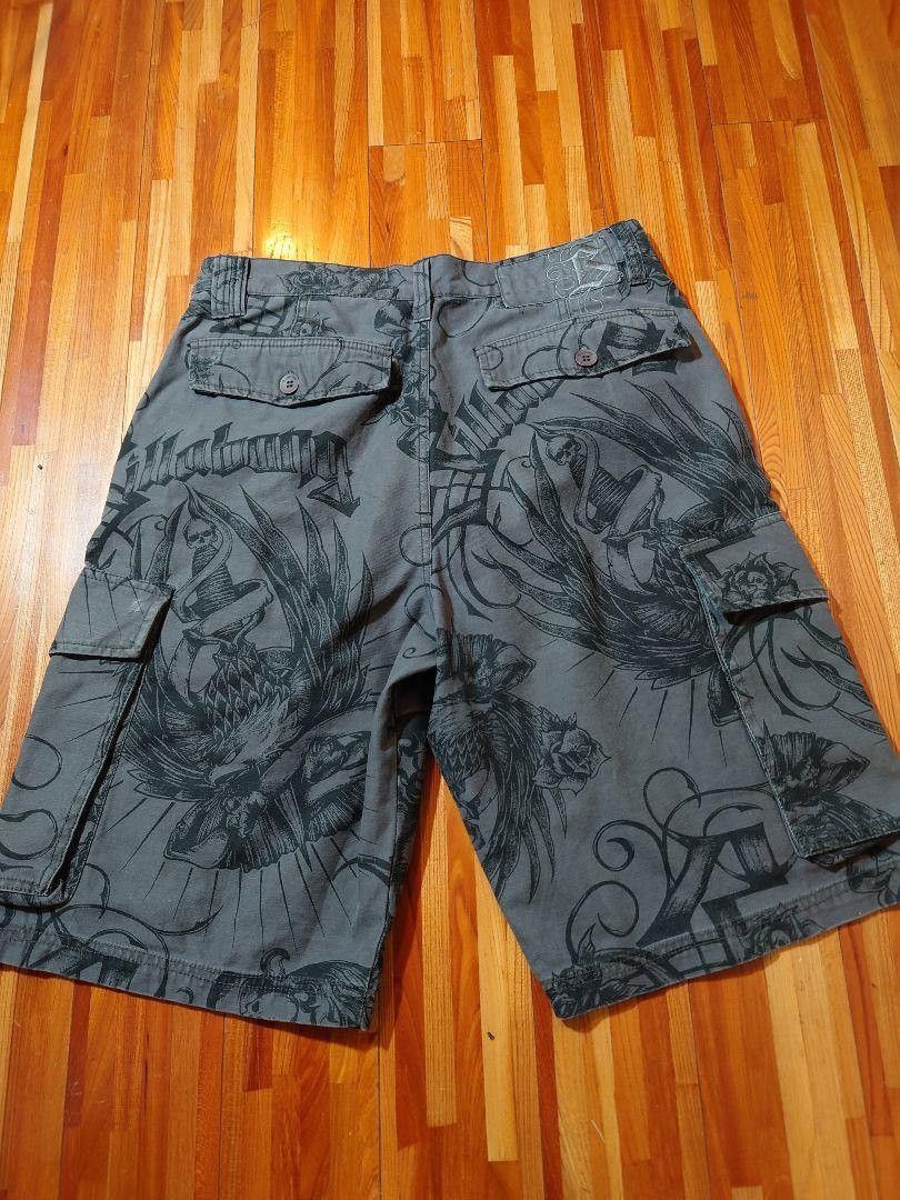 Billabong × Designer Billabong dagger tattoo cargo shorts Size US 32 / EU 48 - 19 Thumbnail