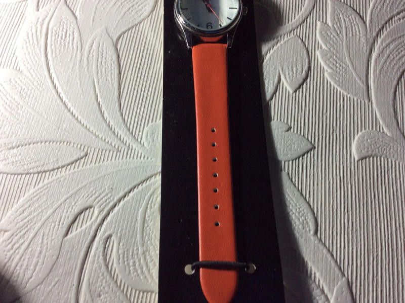 Designer Limit men's white dial red leather strap watch Size ONE SIZE - 4 Thumbnail