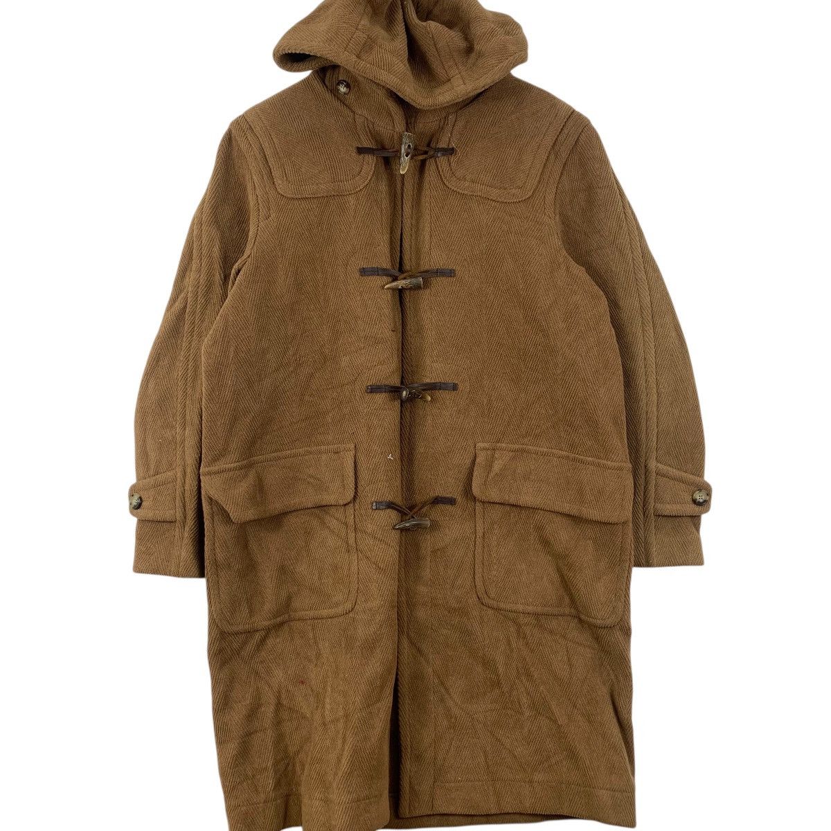 Vintage Vintage TESSUTO VALLOMBROSA x Flying Scotsman Duffle Coat Size L / US 10 / IT 46 - 4 Thumbnail