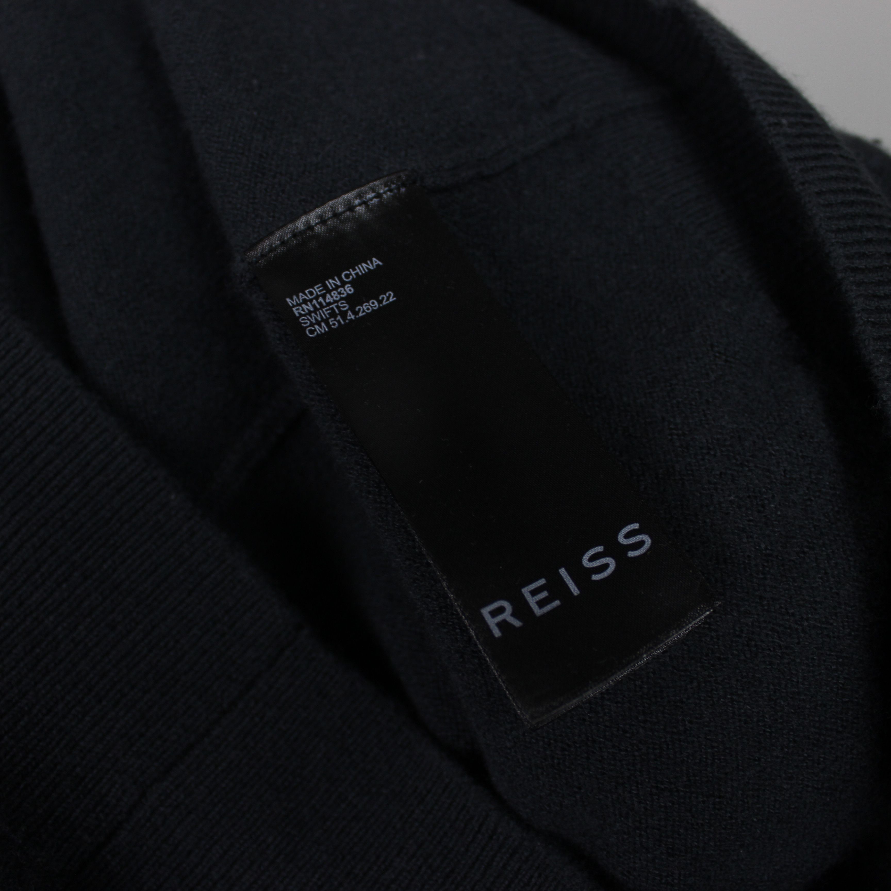 Reiss Reiss Swifts jumper sweater merino wool M gray graphite Size US M / EU 48-50 / 2 - 6 Thumbnail