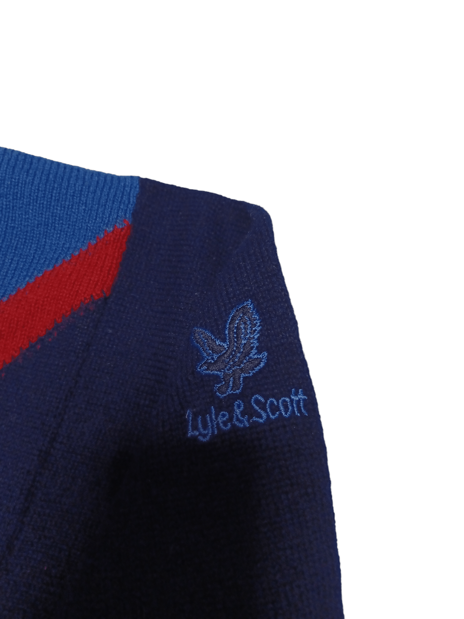 Lyle & Scott LYLE SCOTT LAMBSWOOL VINTAGE V-NECK GOLF OLDMONEY SWEATER Size US M / EU 48-50 / 2 - 4 Thumbnail