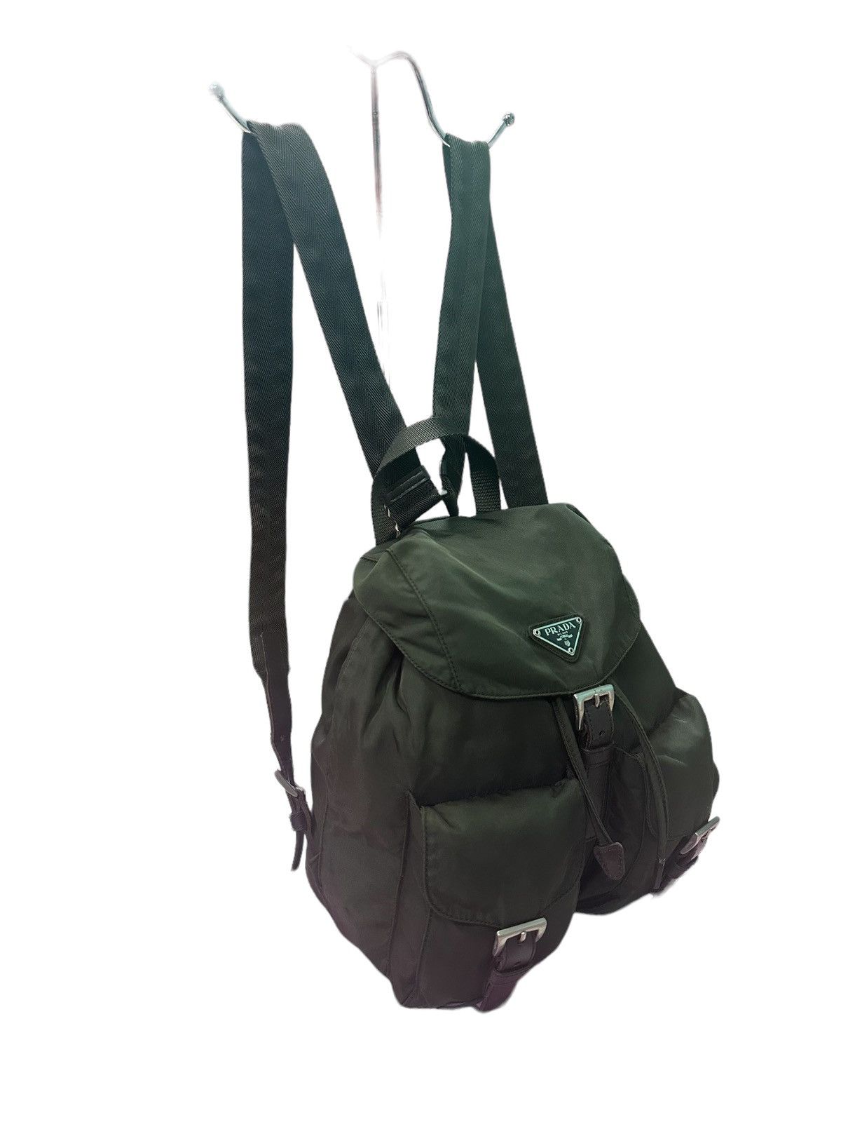 Prada AUTHENTIC VINTAGE PRADA MINI GREEN NYLON BACKPACK Size ONE SIZE - 2 Thumbnail