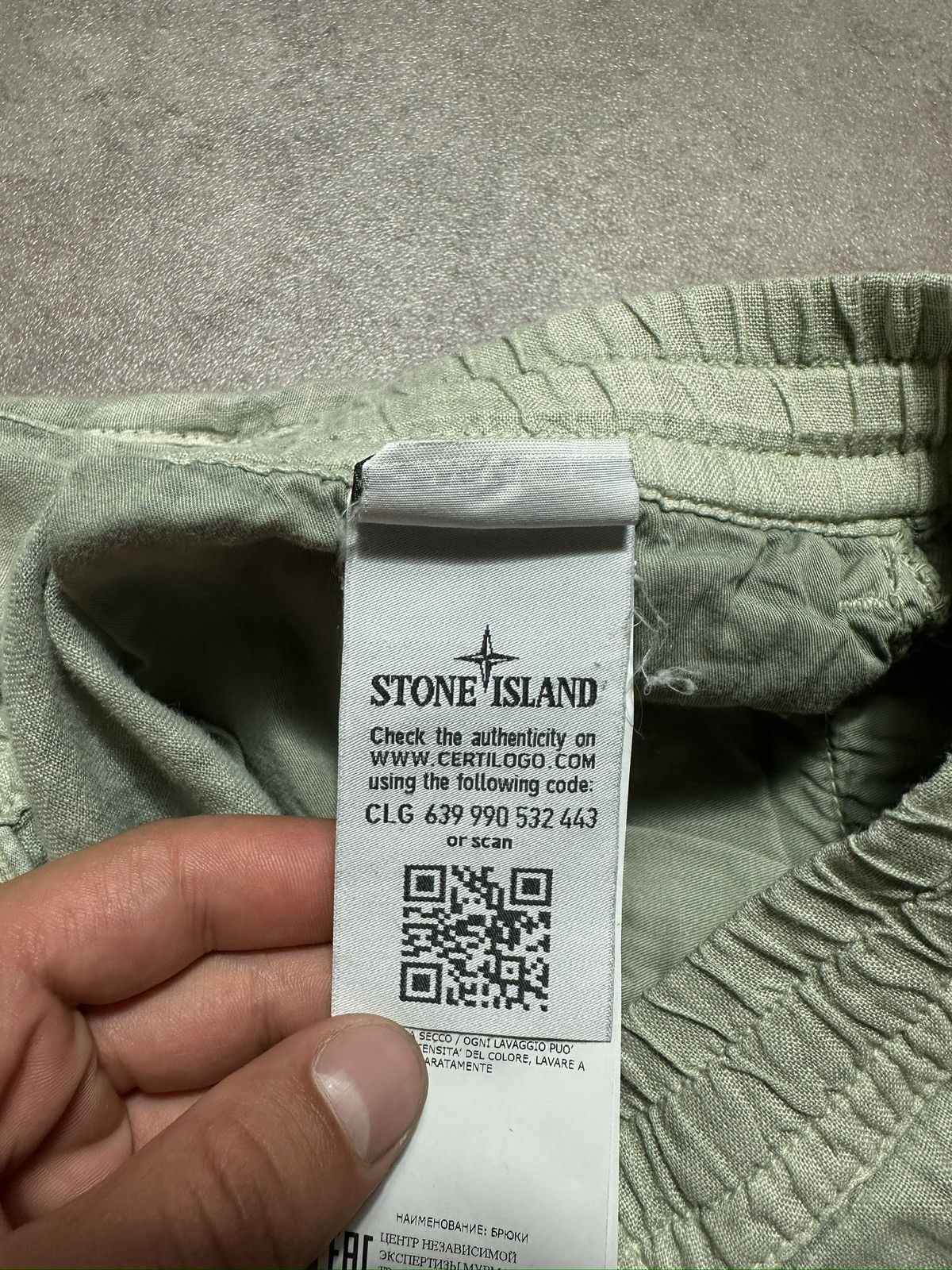Stone Island Mens Cargo Lining Pant Stone Island Size US 31 - 9 Thumbnail