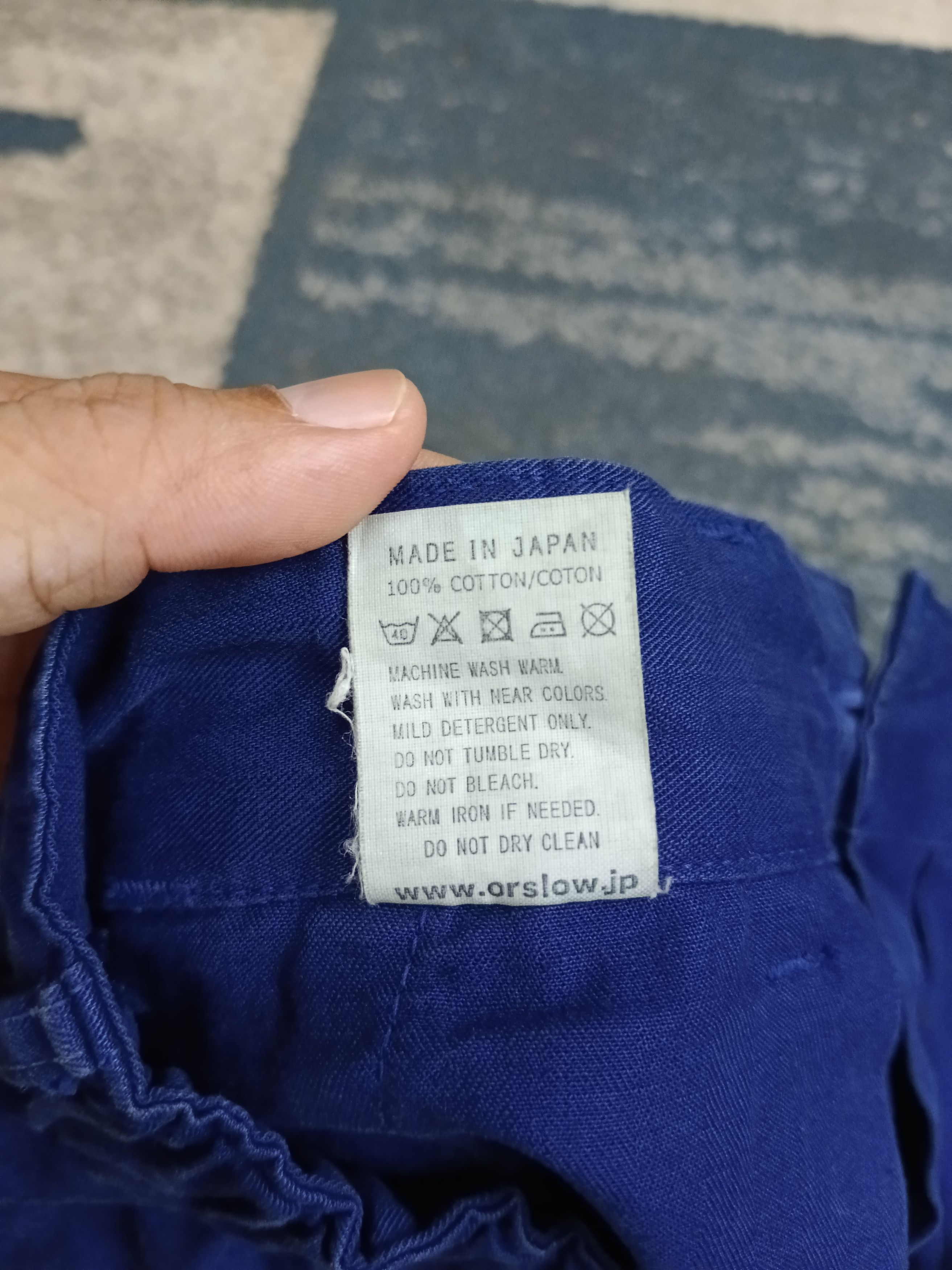 Orslow SICK ORSLOW CROPPED CARPENTER(SIZE 29-31 INCH) Size US 31 - 6 Thumbnail