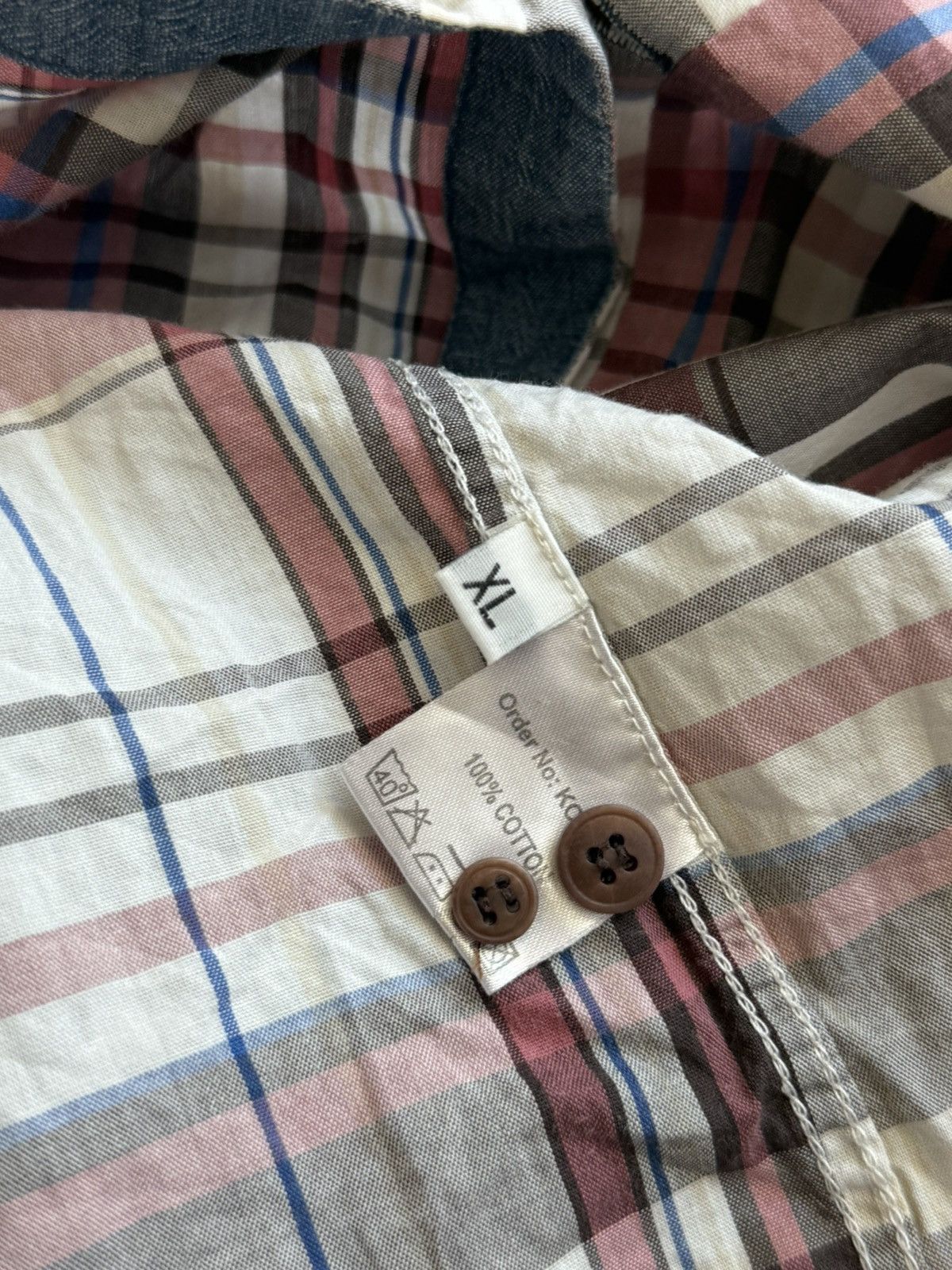 NN07 Nn07 No Nationality checkered ls vintage shirt Size US XL / EU 56 / 4 - 5 Thumbnail