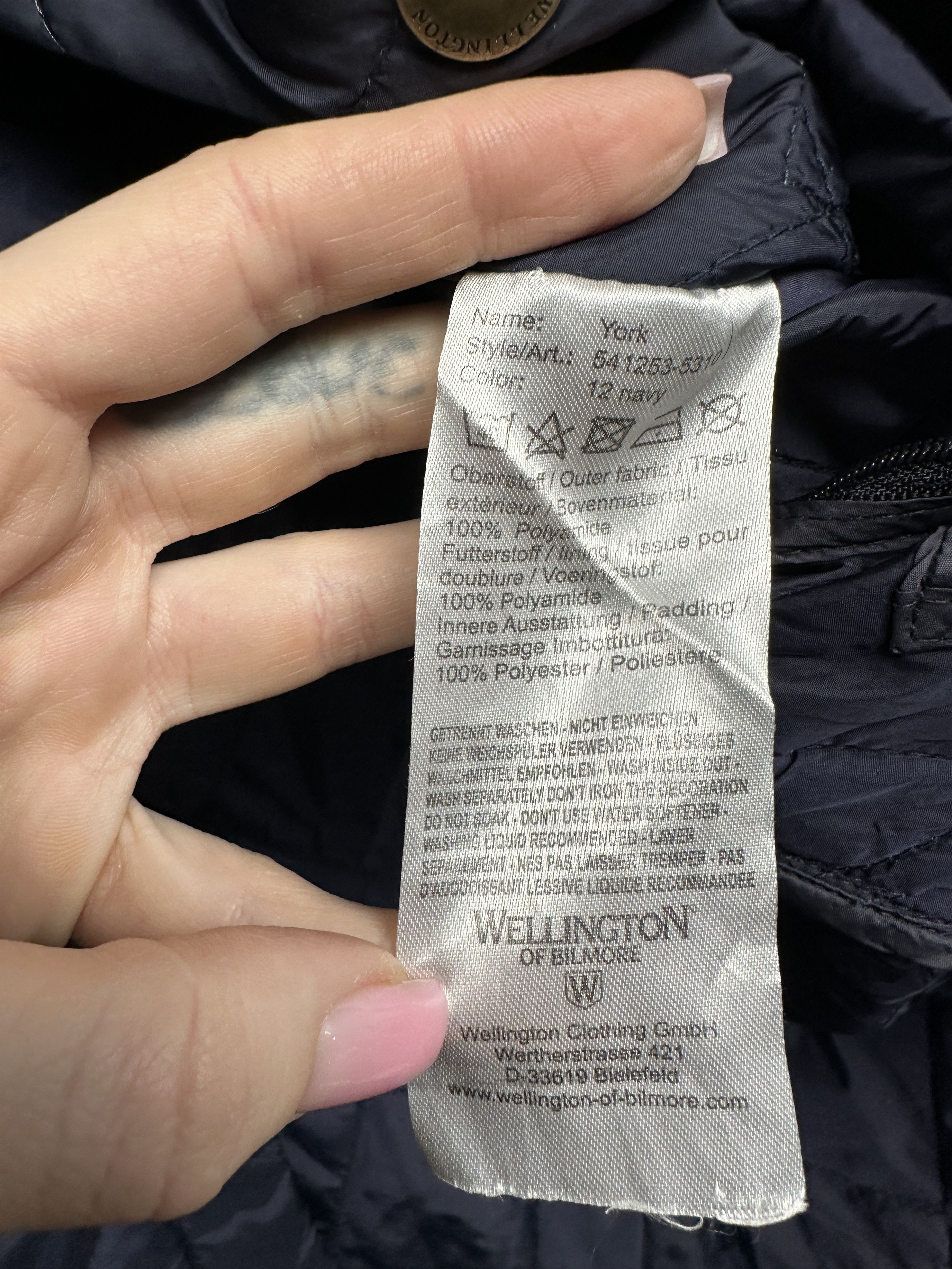 Other Wellington Of Bilmore Mens Quilted Jacket Size US XL / EU 56 / 4 - 6 Thumbnail