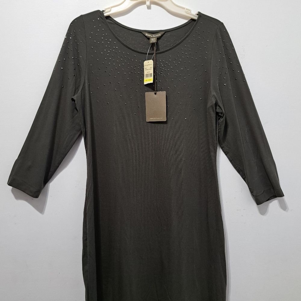 Tommy Bahama Tommy Bahama Studded Embellished Pullover Ligthweight Mini Dress Pepper Med NWT Size M / US 6-8 / IT 42-44 - 4 Thumbnail