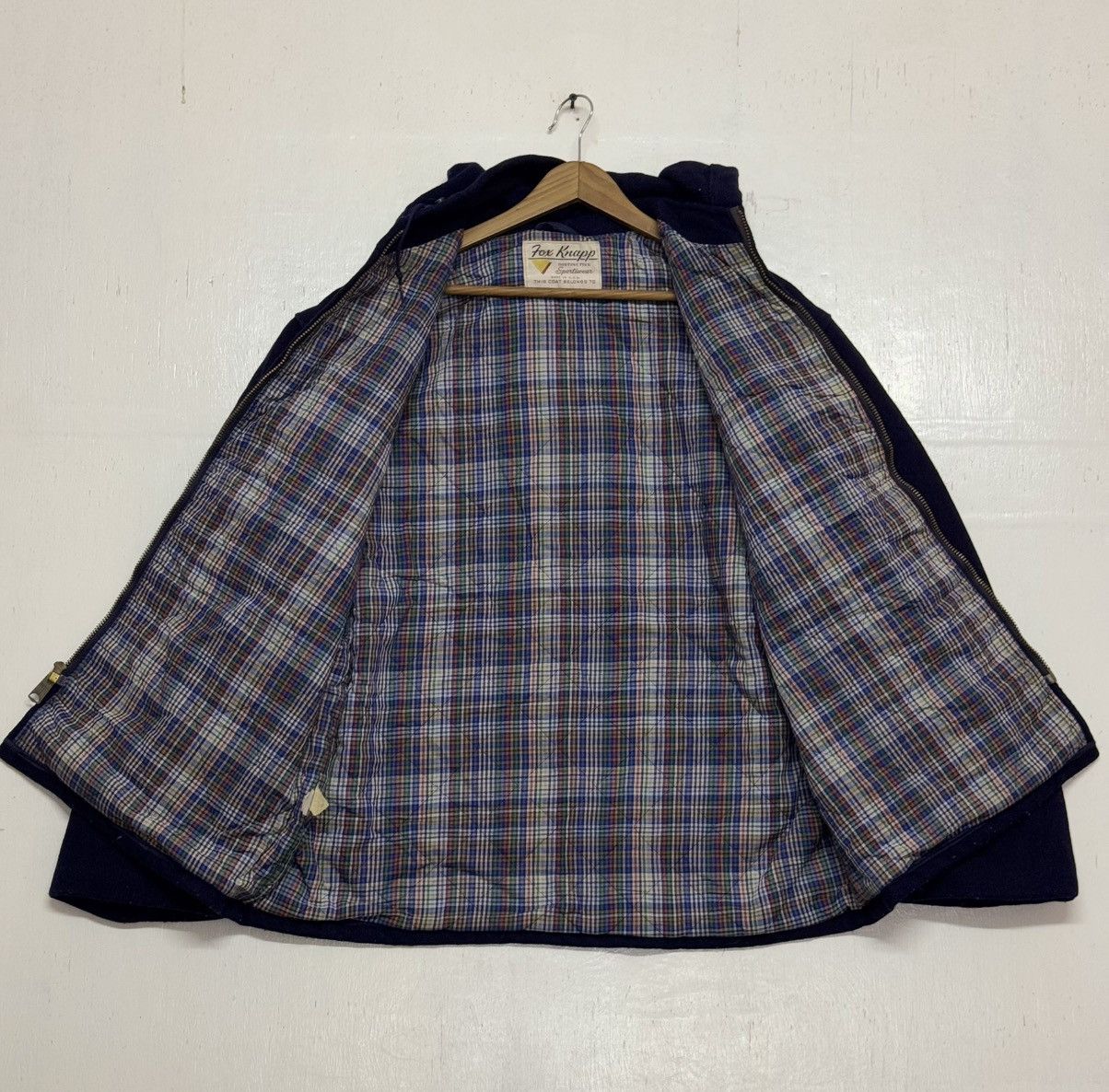 Vintage Vintage Fox Knapp Wool Jacket 50s Size US L / EU 52-54 / 3 - 4 Thumbnail