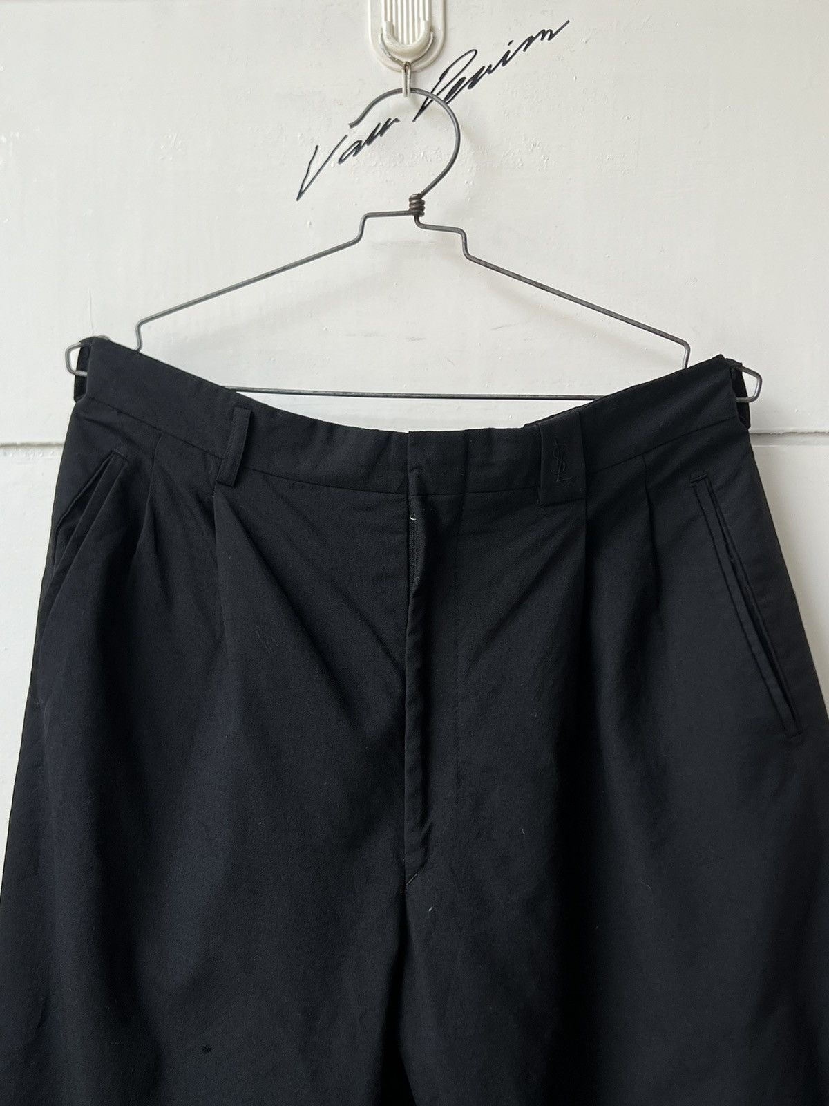 Yves Saint Laurent Yves Saint Laurent Pour Homme Black Pants Size US 28 / EU 44 - 2 Thumbnail