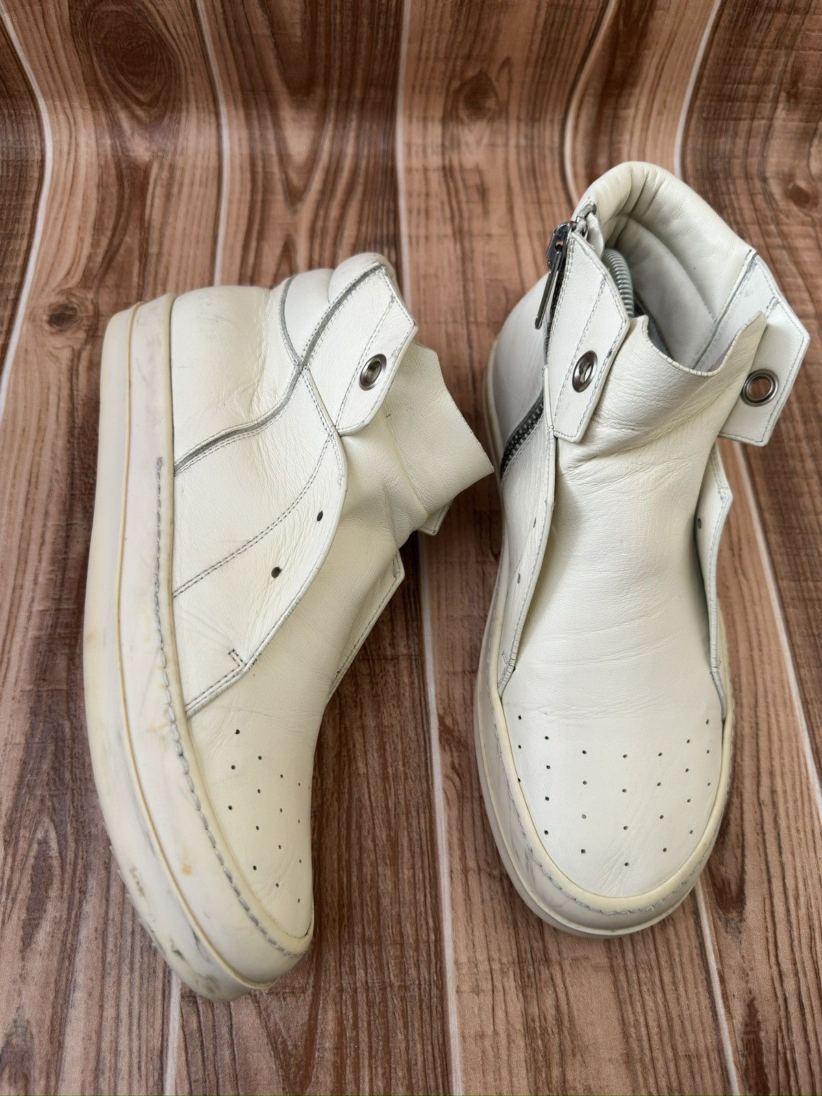 Rick Owens E17 Rick Owens Island Dunk Sneakers Size US 9.5 / EU 42-43 - 9 Thumbnail