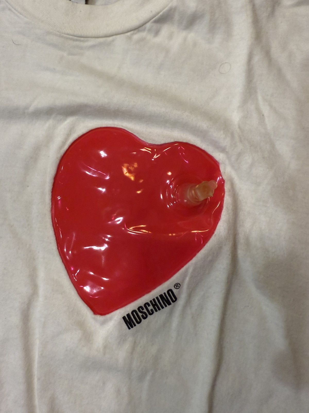 Jeremy Scott × Moschino Inflatable Heart Tee. Size US S / EU 44-46 / 1 - 2 Thumbnail