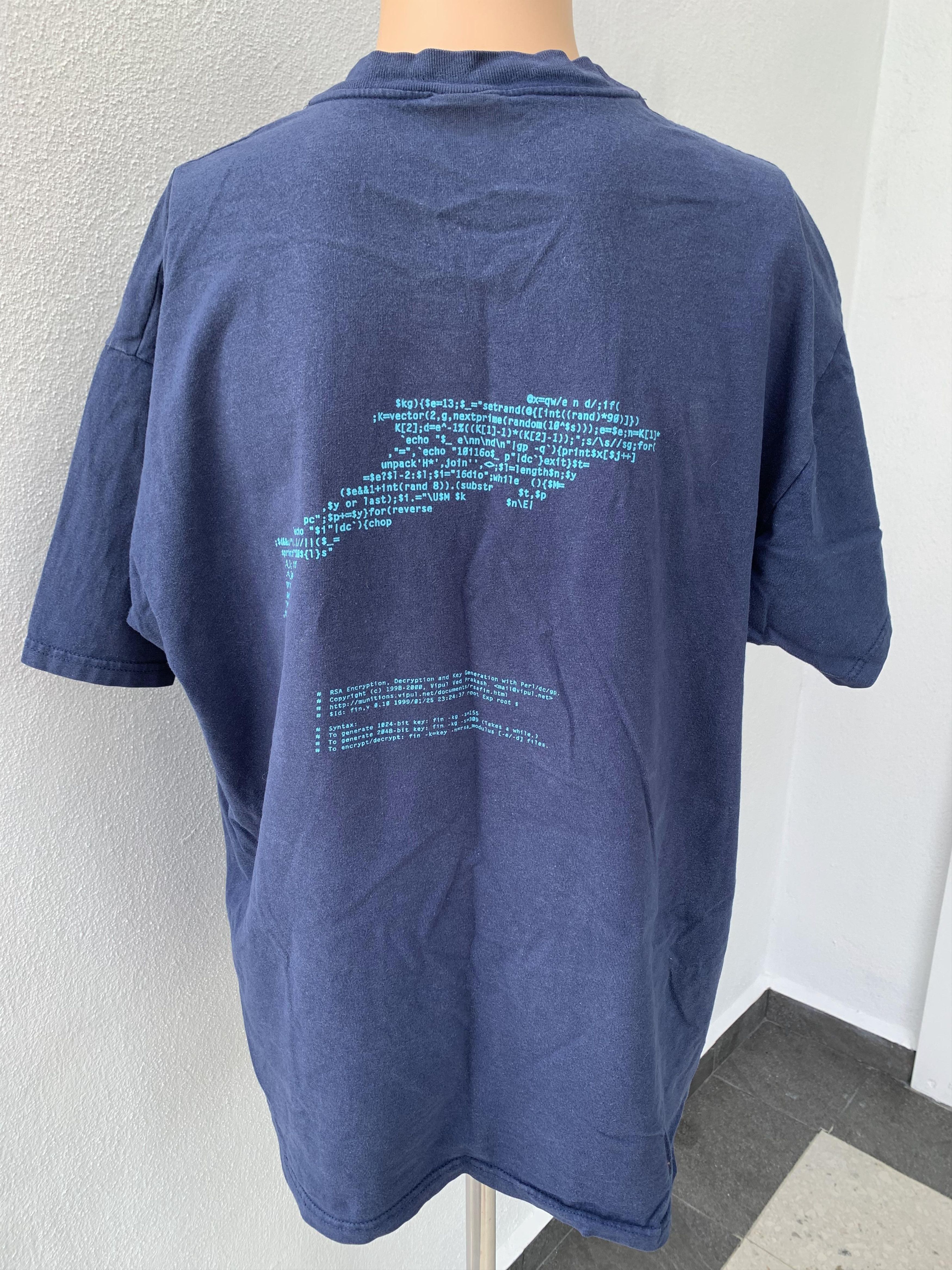 Hanes × Vintage Vipul Ved Prakash RSA encryption t shirt Size US XL / EU 56 / 4 - 6 Thumbnail