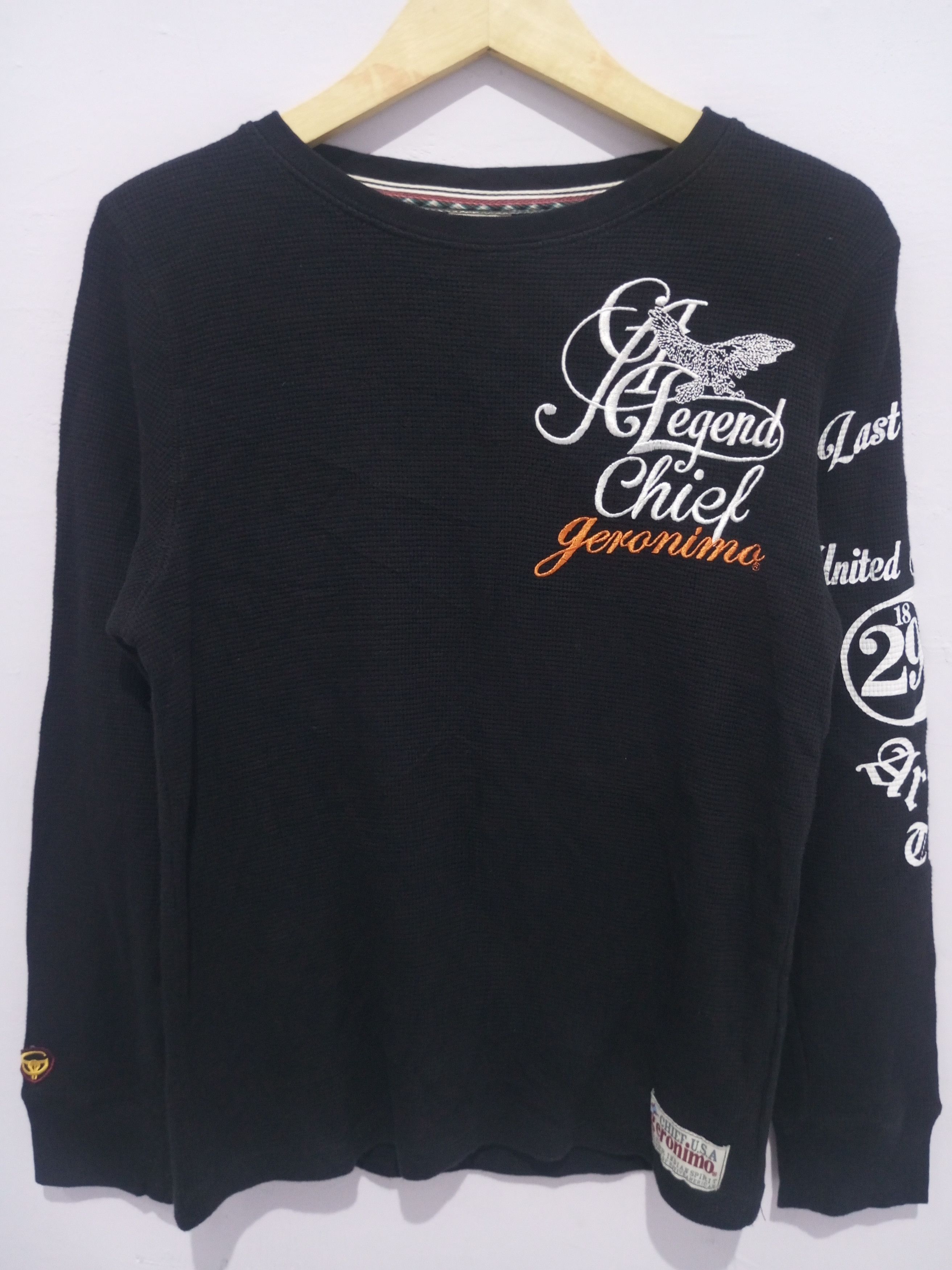 Hysteric Glamour Vintage Geronimo indian culture emboidery long sleeve tshirt Size US M / EU 48-50 / 2 - 1 Thumbnail