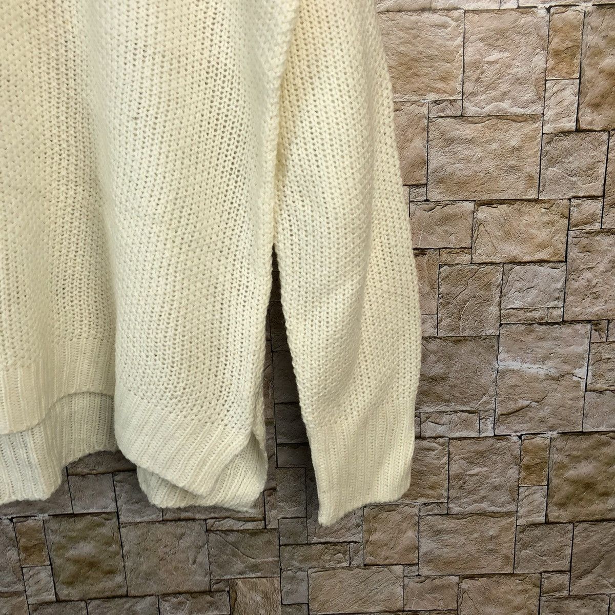 Homespun Knitwear × LOWRYS FARM Lowyrs Farm japan vintage White Knitwear #A1098 Size US M / EU 48-50 / 2 - 8 Thumbnail