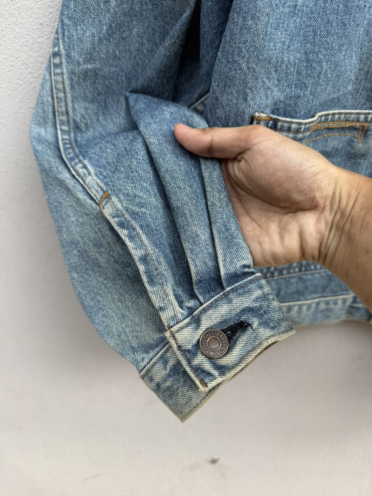 Levi's 1980’s Levi’s 70626-0217 Orange Tab Type 2 Trucker Jacket Size US L / EU 52-54 / 3 - 15 Thumbnail