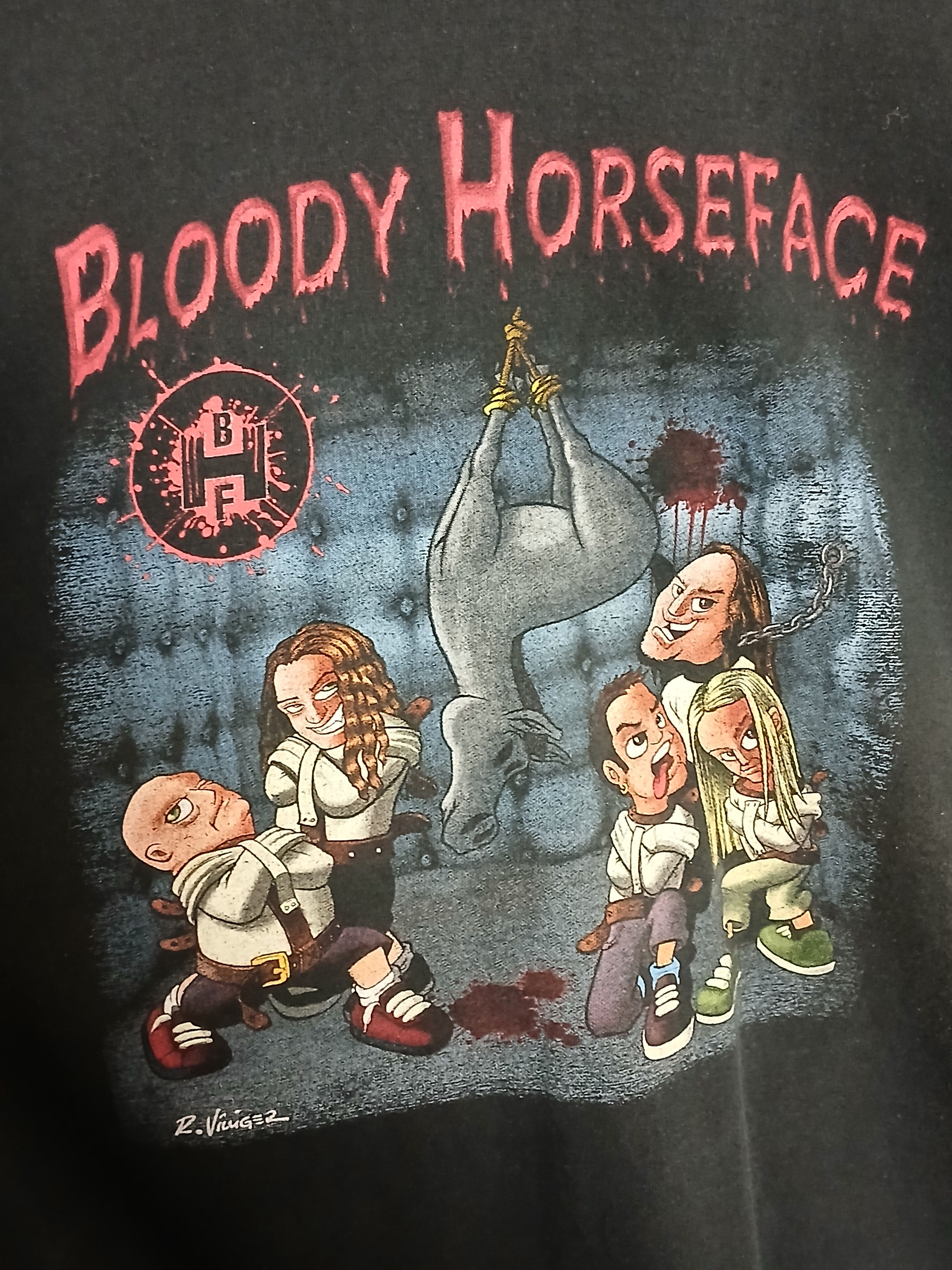 Band Tees Bloody Horseface T-Shirt Size US XXL / EU 58 / 5 - 3 Thumbnail