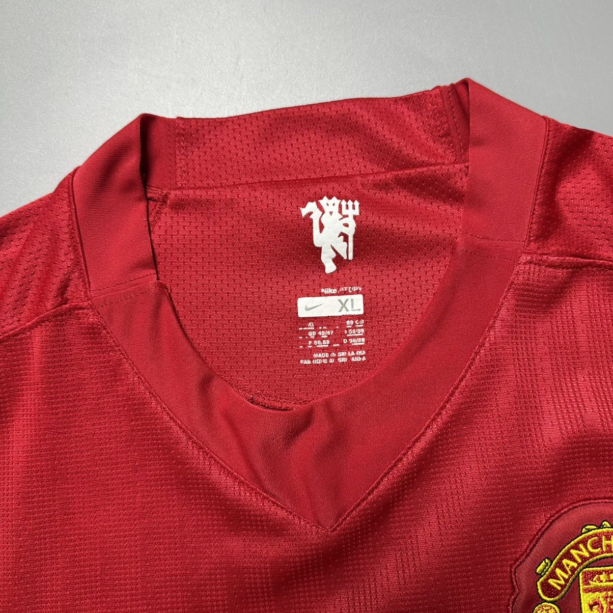 Nike MAN UNITED NIKE 2007/2008 FOOTBALL HOME JERSEY #7 RONALDO Size US XL / EU 56 / 4 - 6 Thumbnail